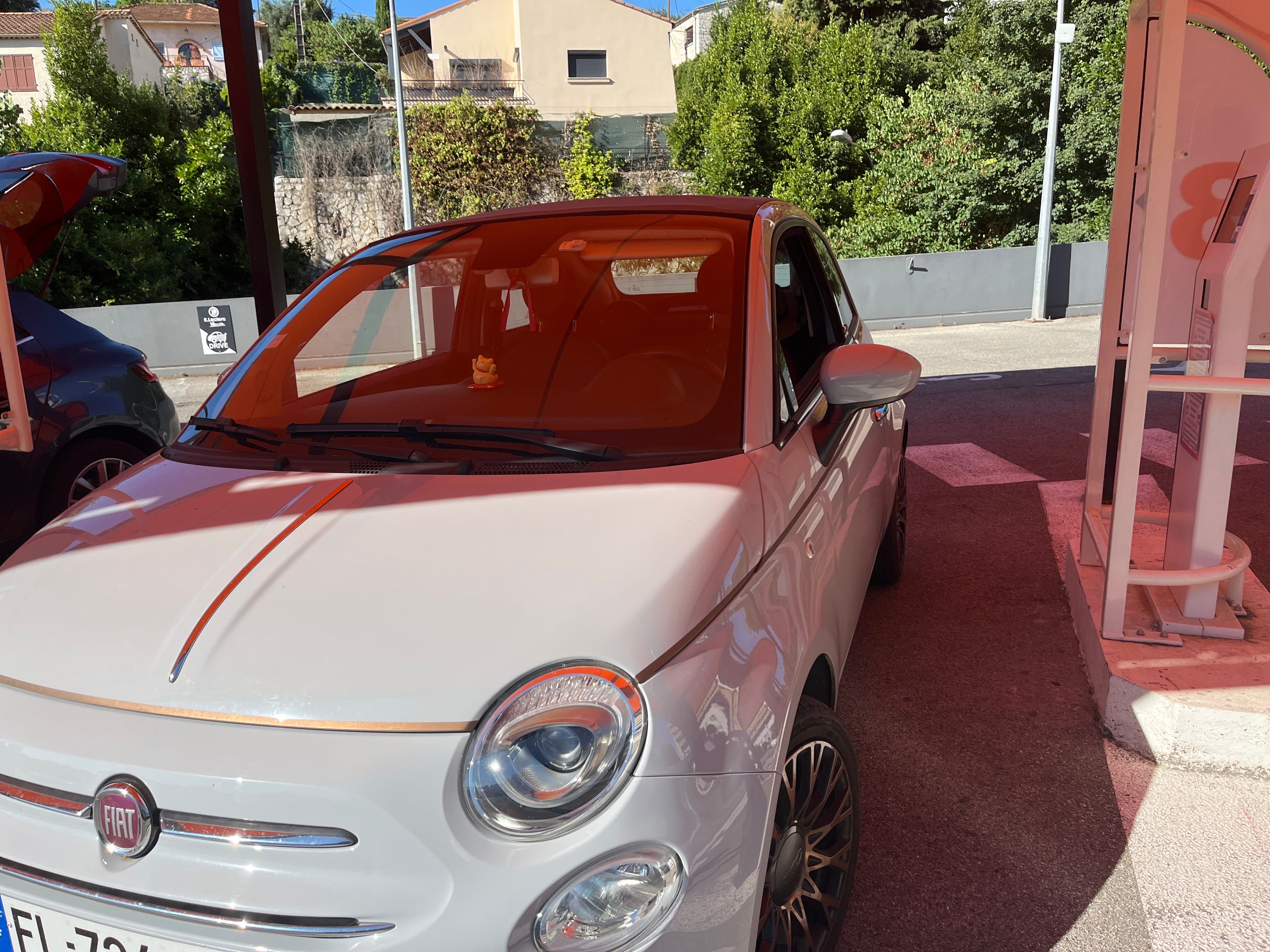 Fiat 500 C avec GPS