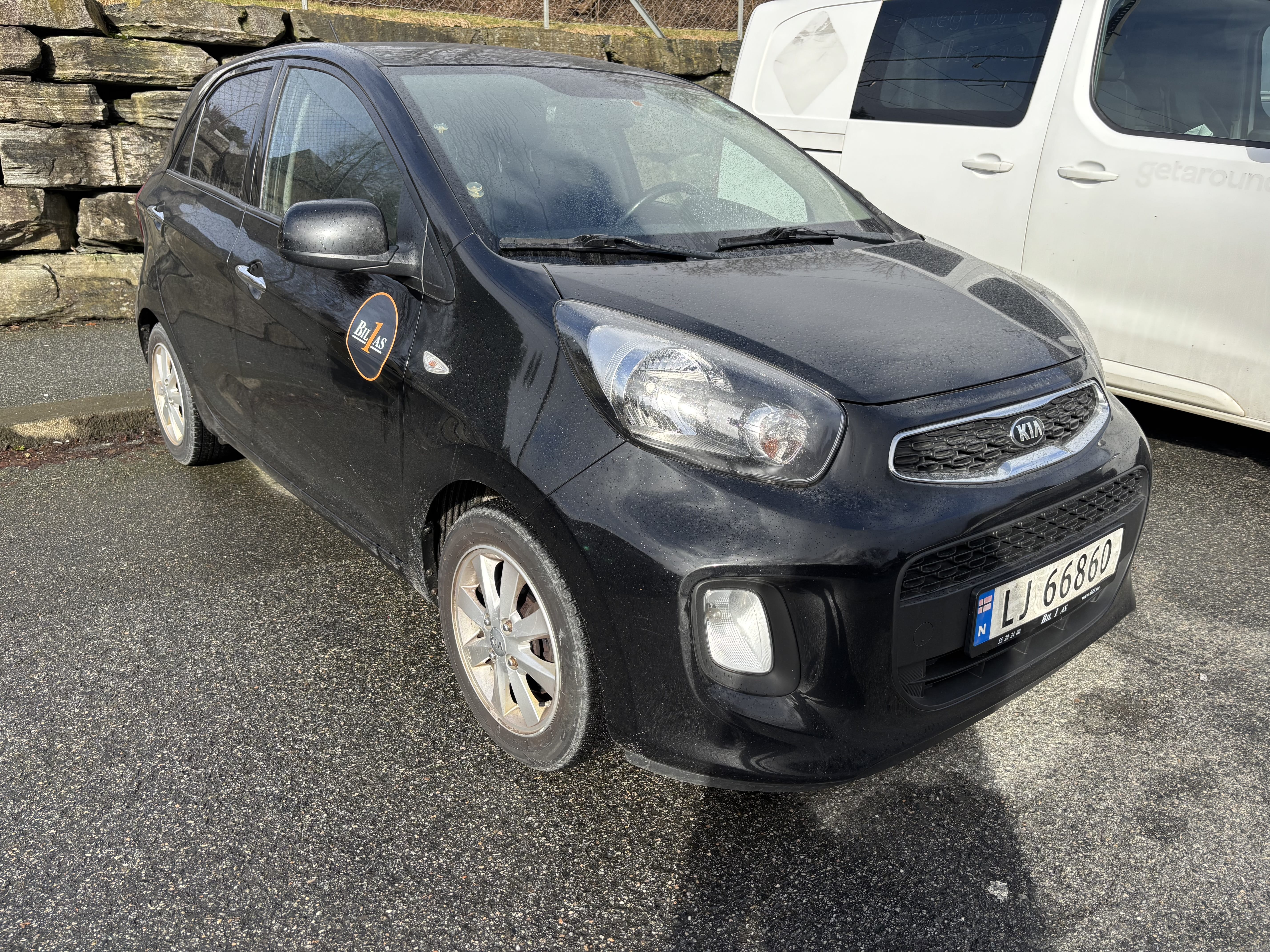 Kia Picanto 5 seter sort 17, 2017, Blyfri 95