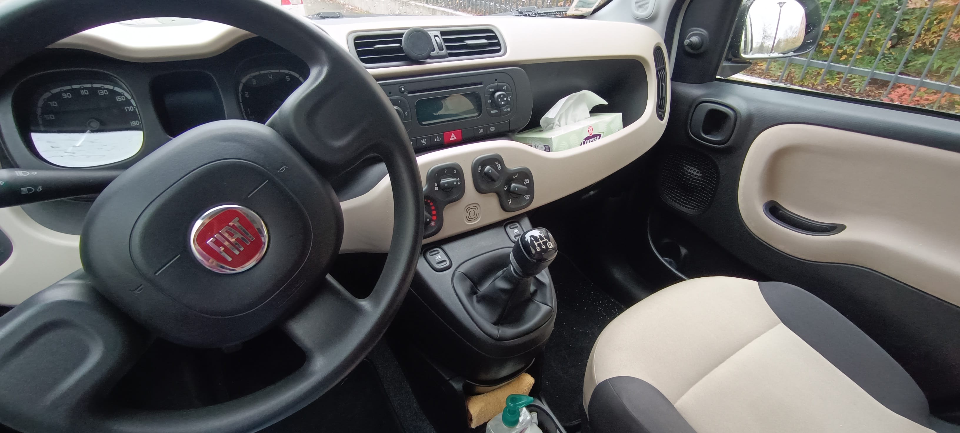 Fiat Panda avec Pneus neige