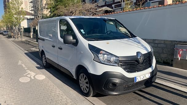Renault Trafic 6m3 DCI 95cv Clim-Camera-GPS-CarPlay-Android et Bluetooth USB avec diable, 2017, Diesel