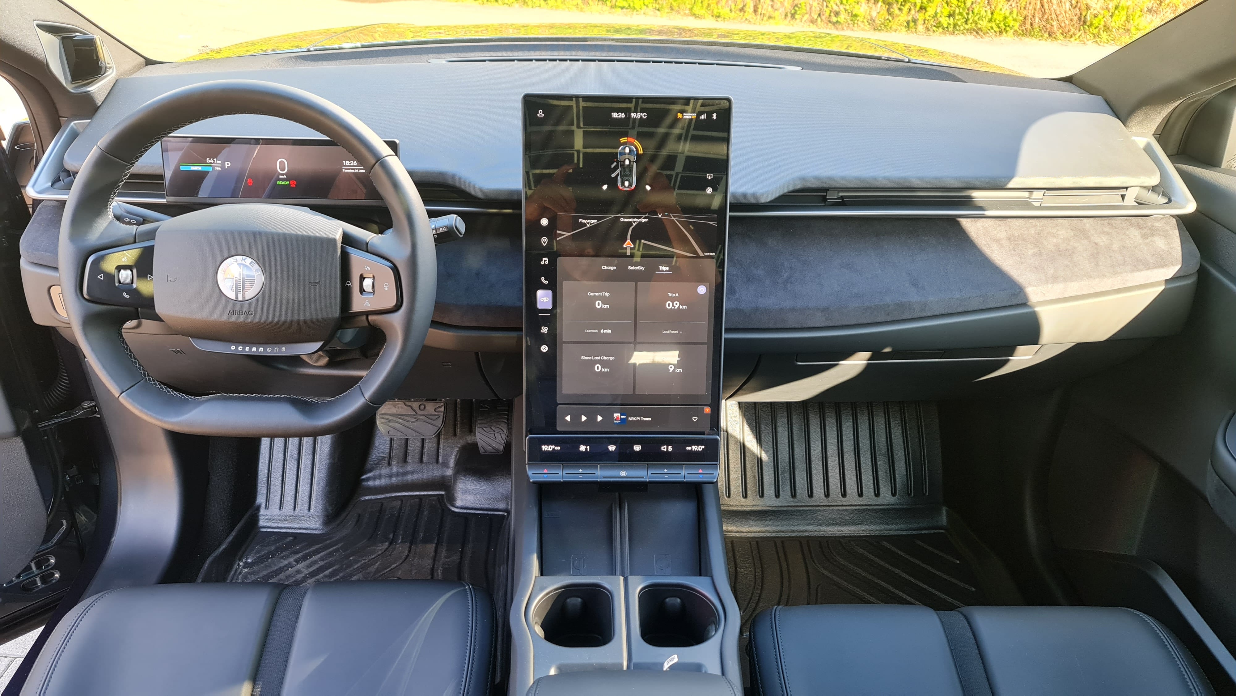 Fisker Ocean One met Cruise control