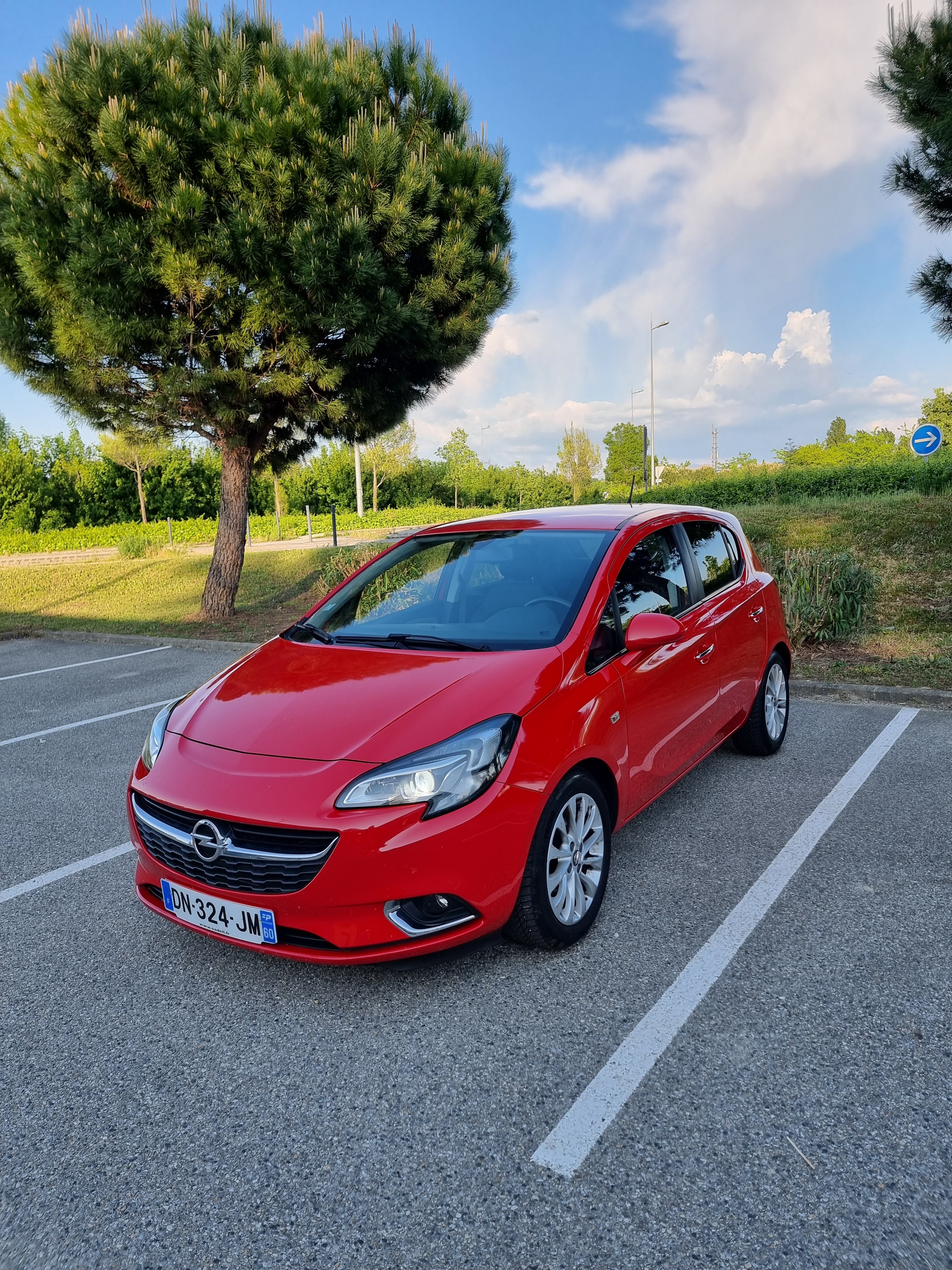 Opel Corsa avec Siège bébé
