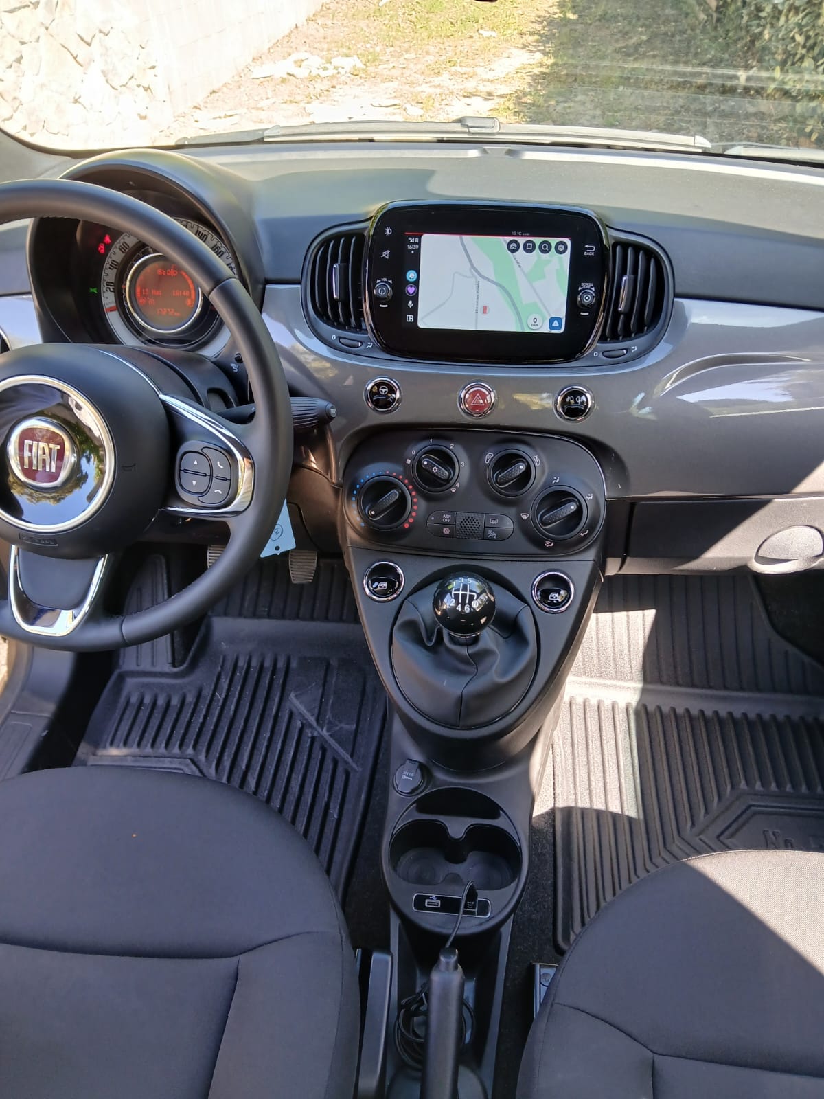 Fiat 500 avec Siège bébé
