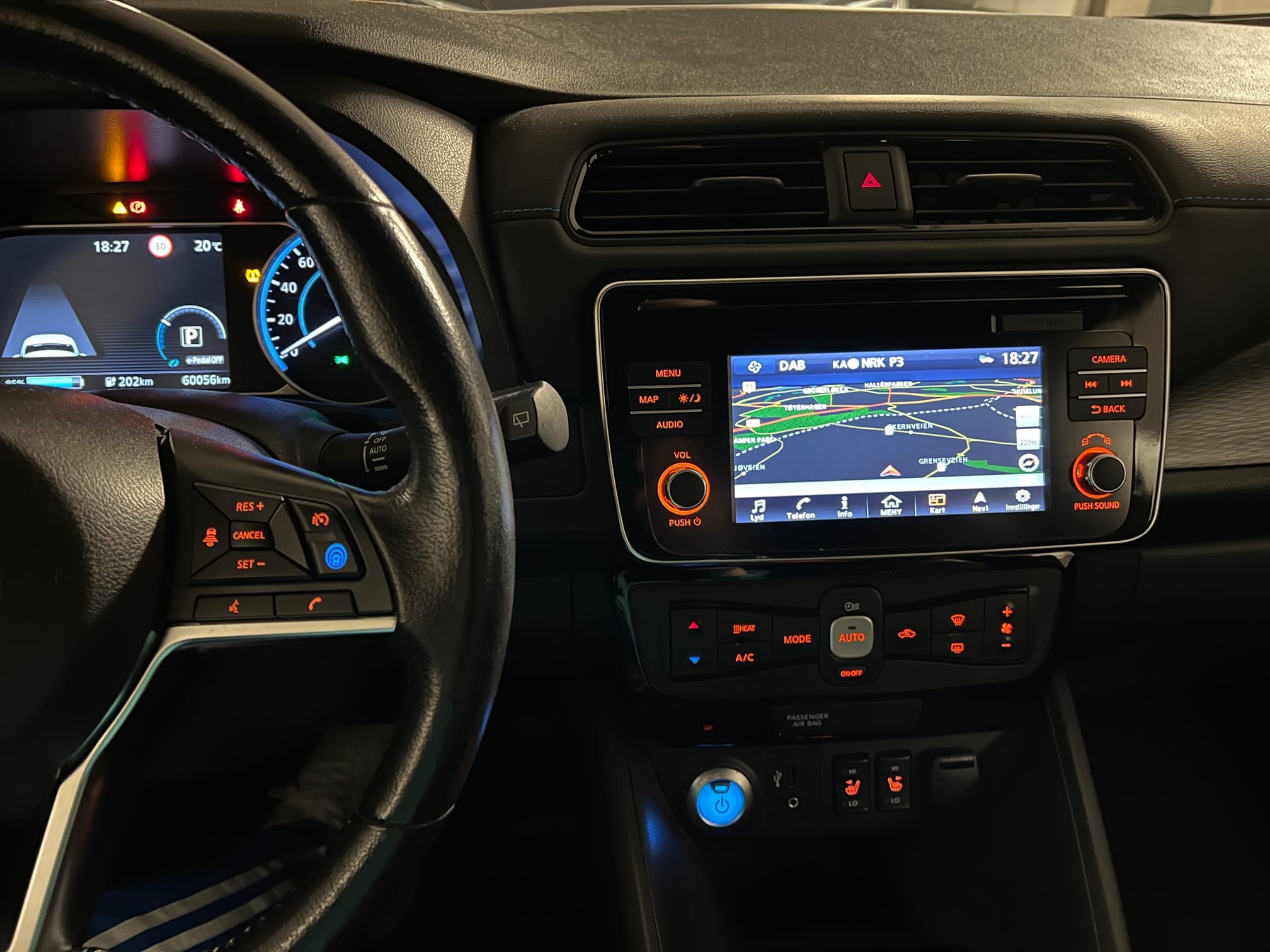 Nissan Leaf mit Tempomat