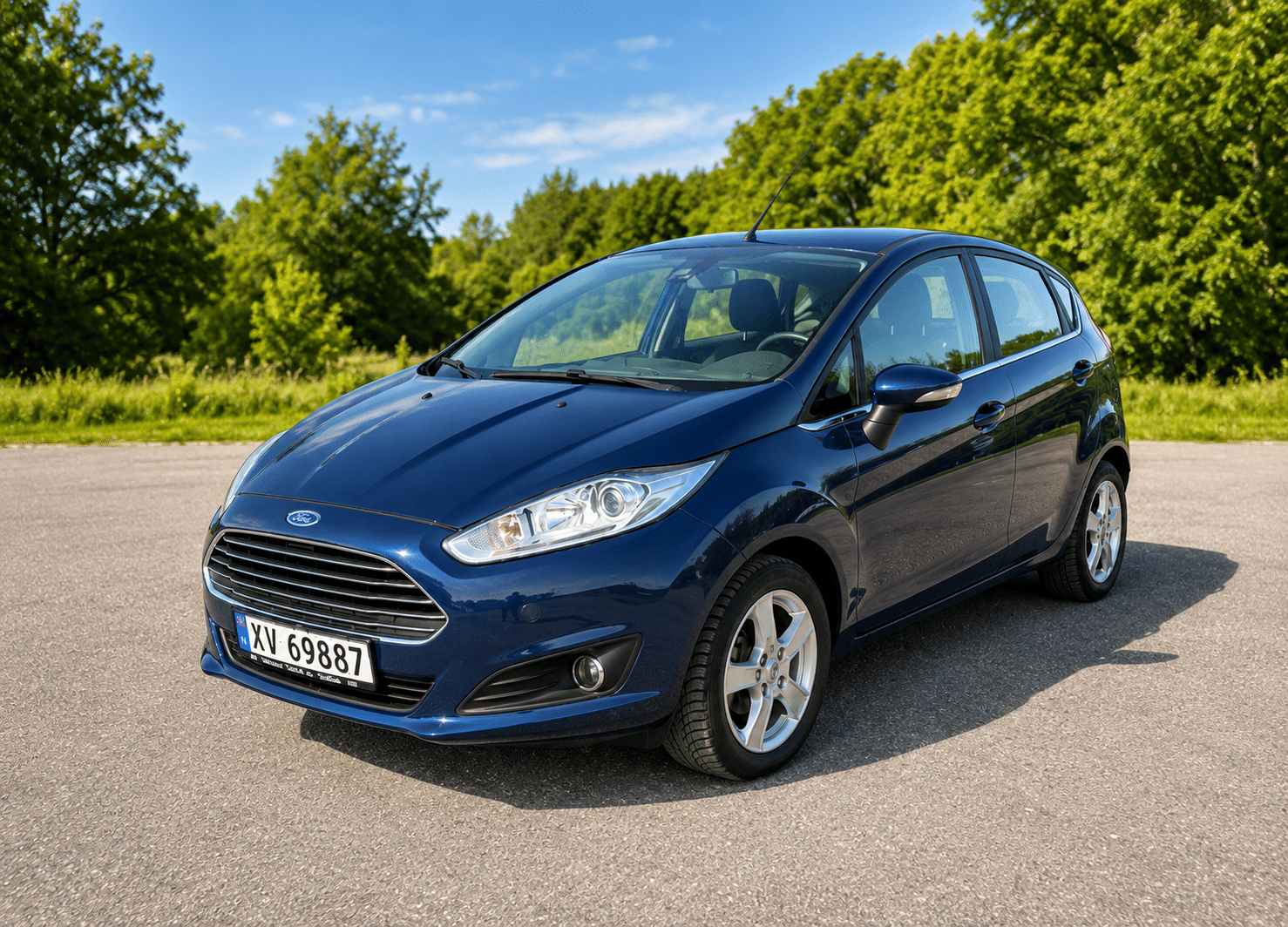 Ford Fiesta Titanium, 1.0 petrol, 100HP, 2017, Blyfri 95