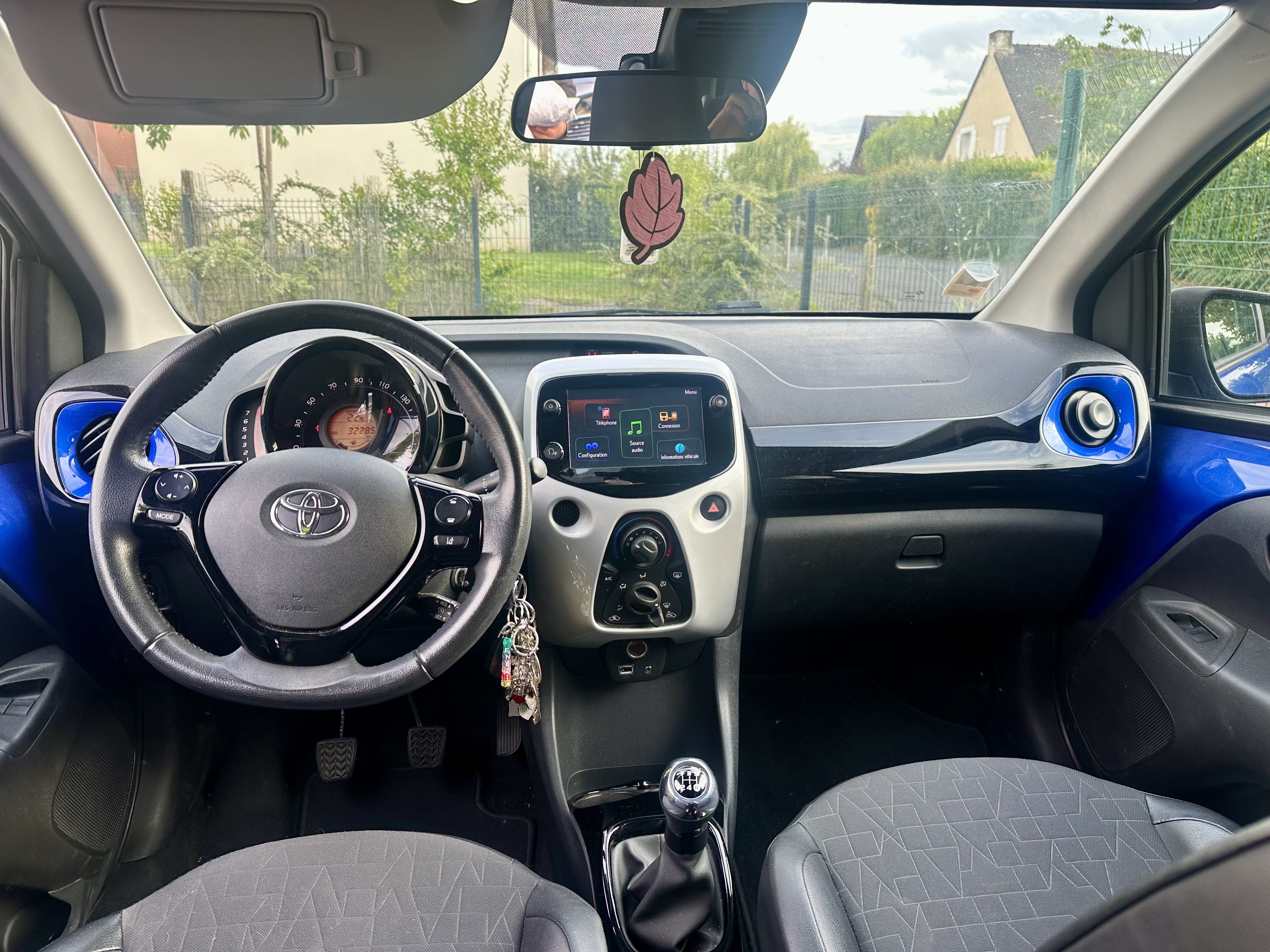 Toyota Aygo II avec Siège bébé