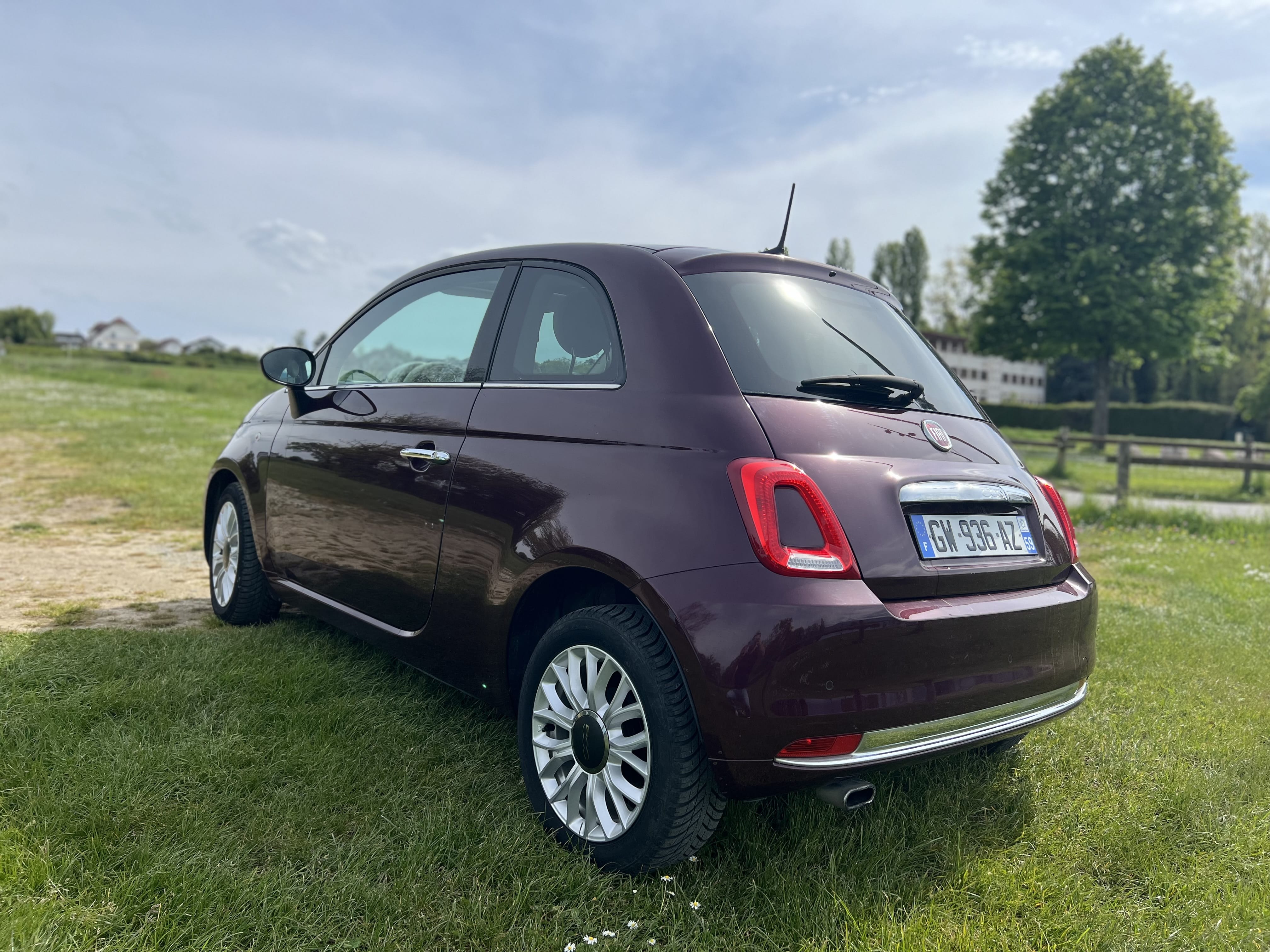 Fiat 500 avec GPS