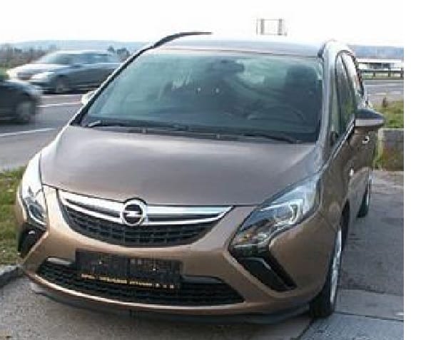 Opel Zafira, 2013, Super 95, 7 Sitze