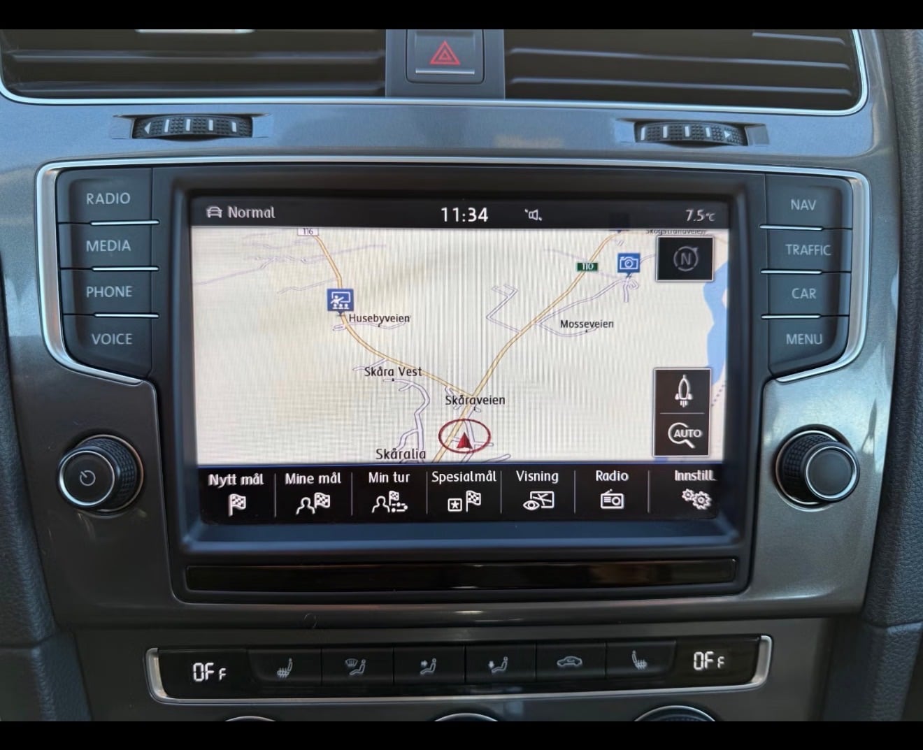Volkswagen e-Golf med Apple CarPlay
