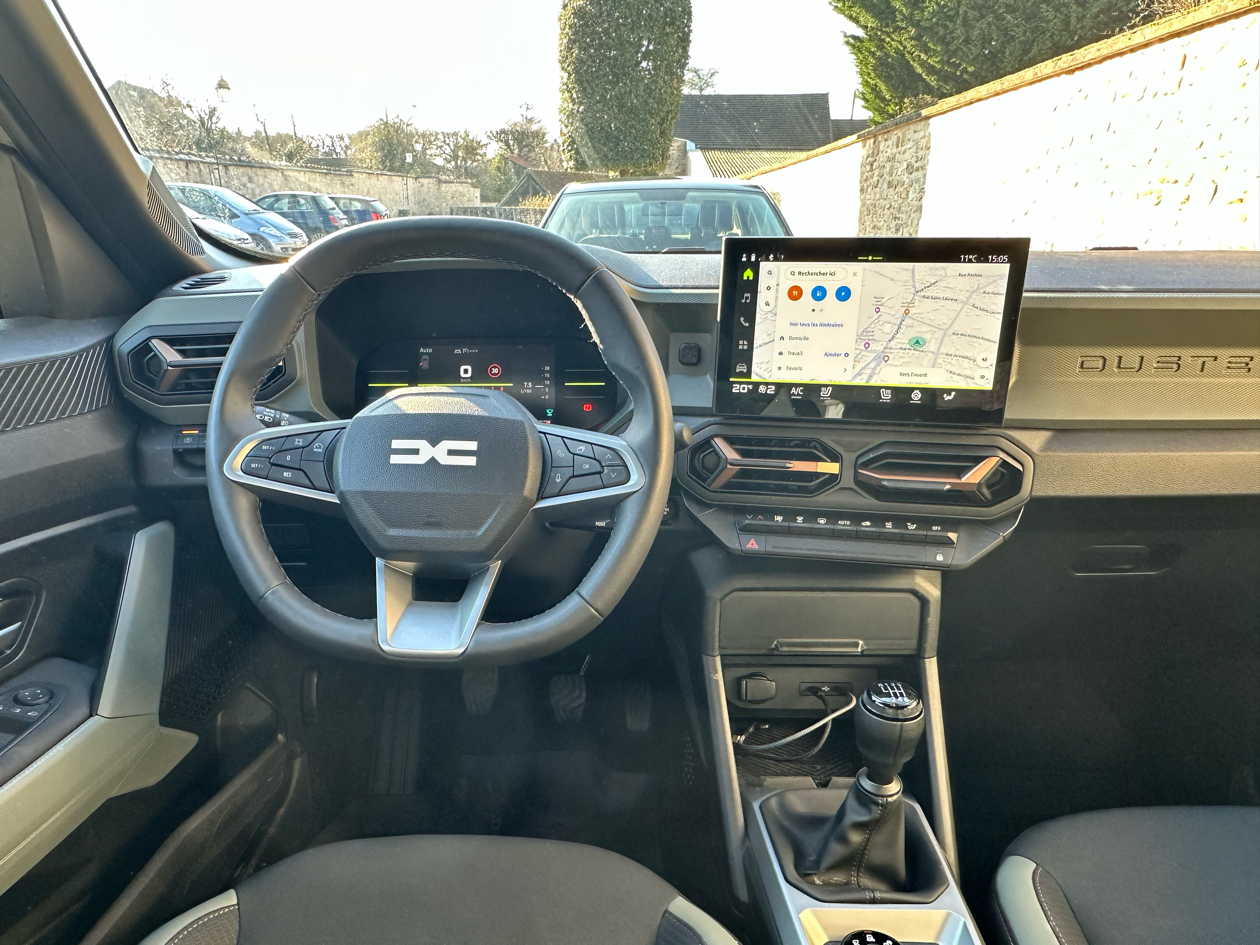 Dacia Duster avec Apple CarPlay