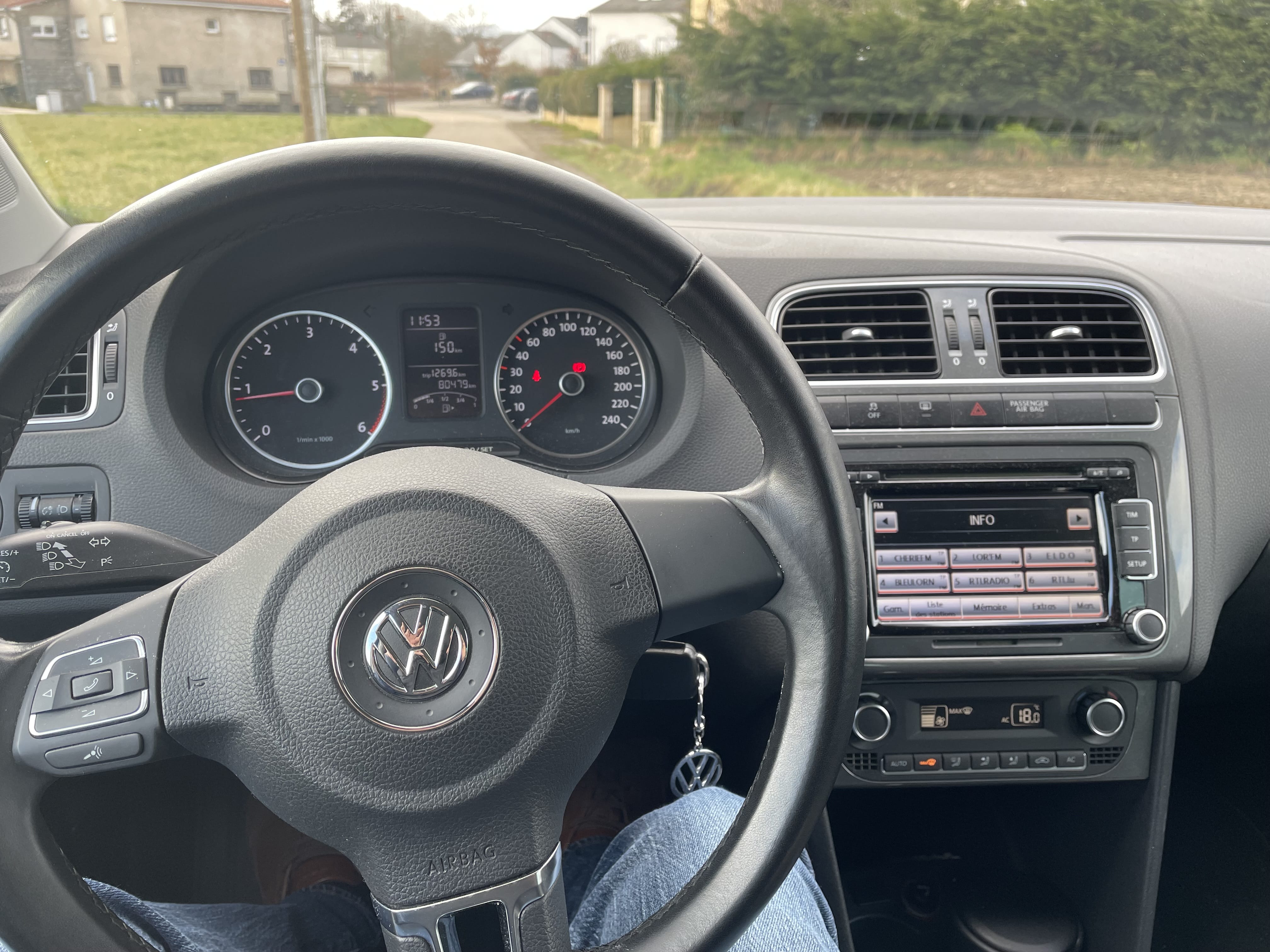 Volkswagen Polo avec Pneus neige