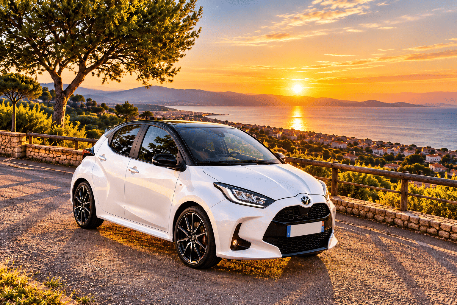 Toyota Yaris Hybride avec Apple CarPlay