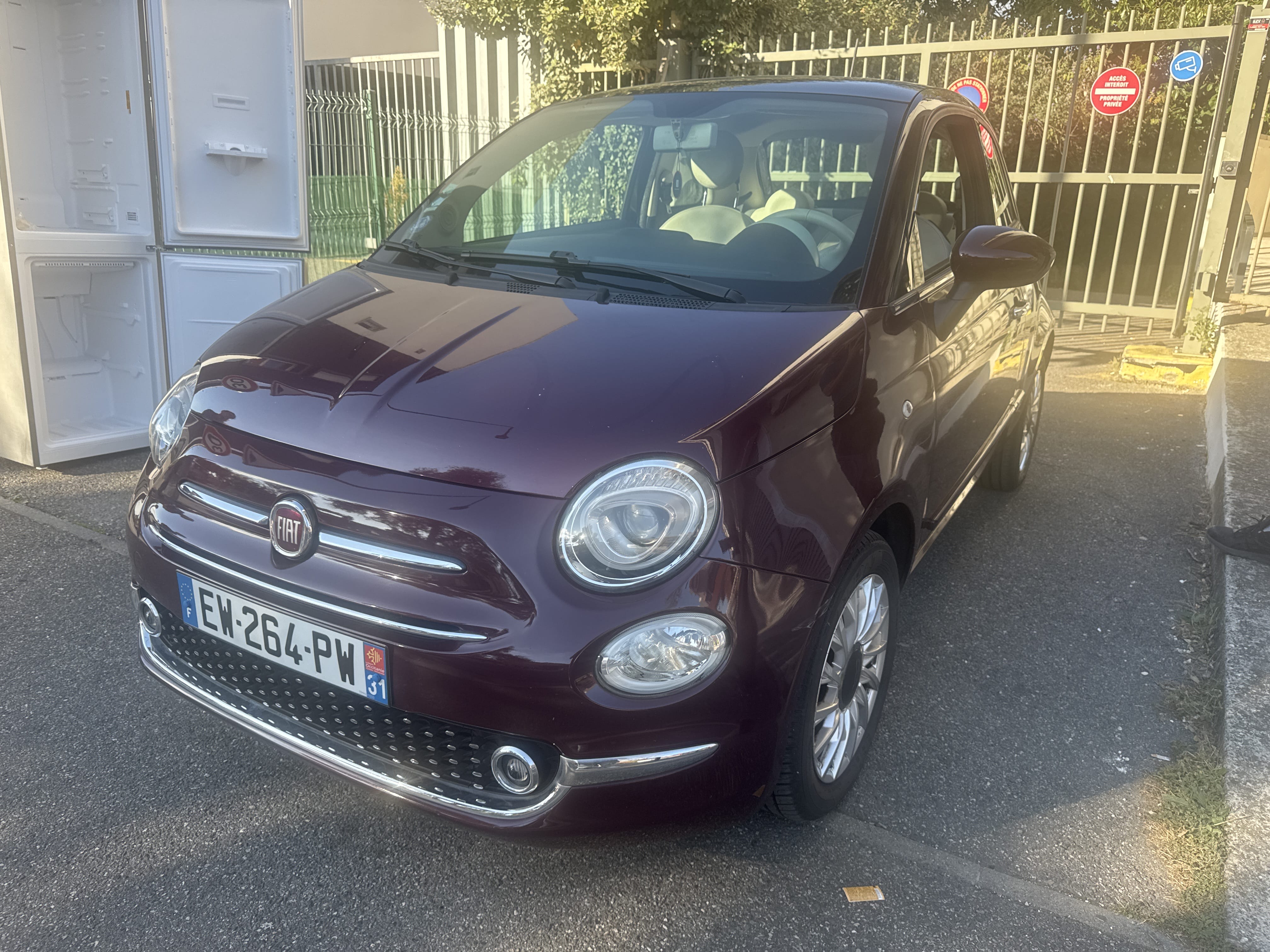 Fiat 500 Lounge, 2018, Essence 95