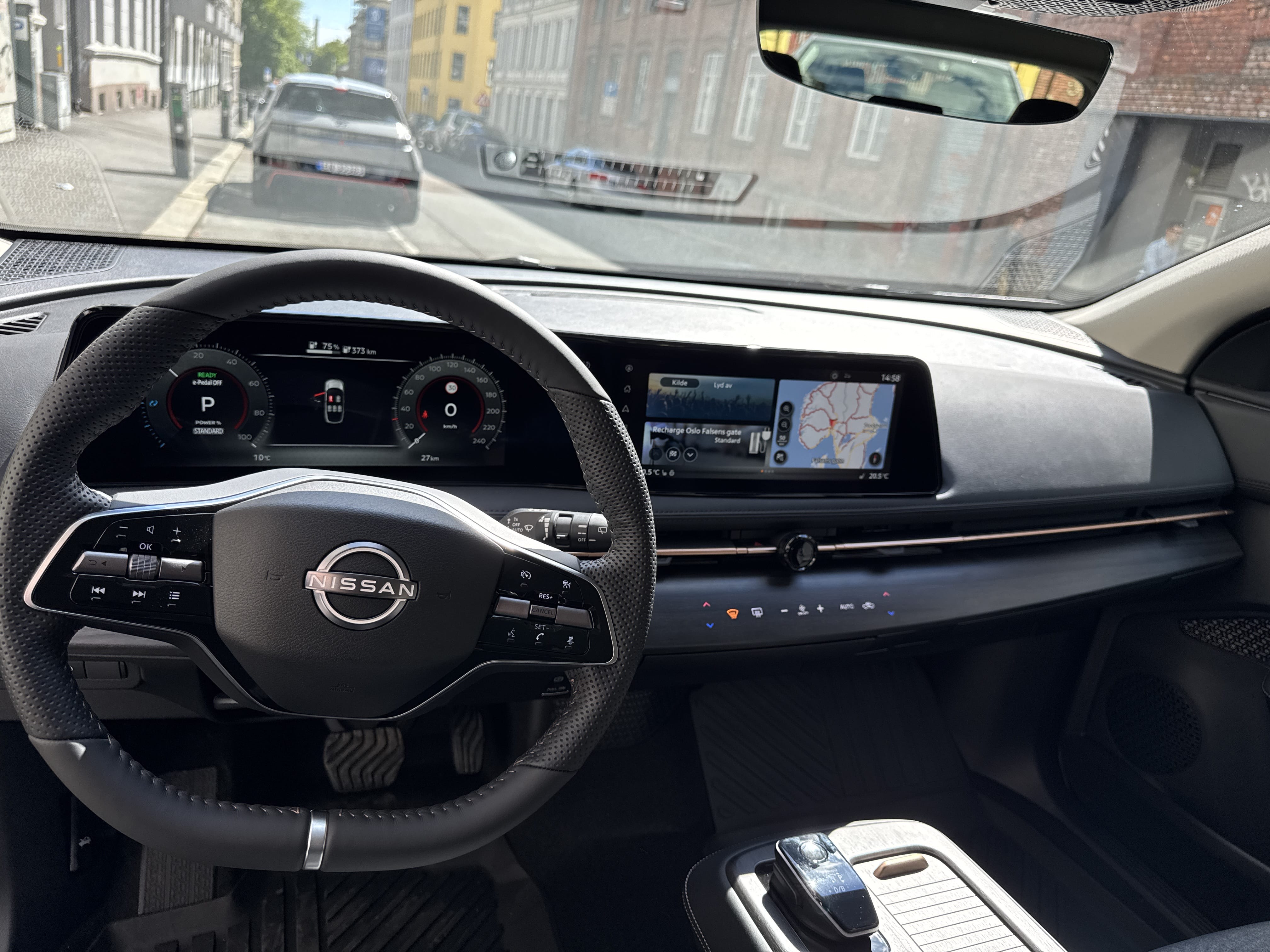 Nissan Ariya Engage med Apple CarPlay