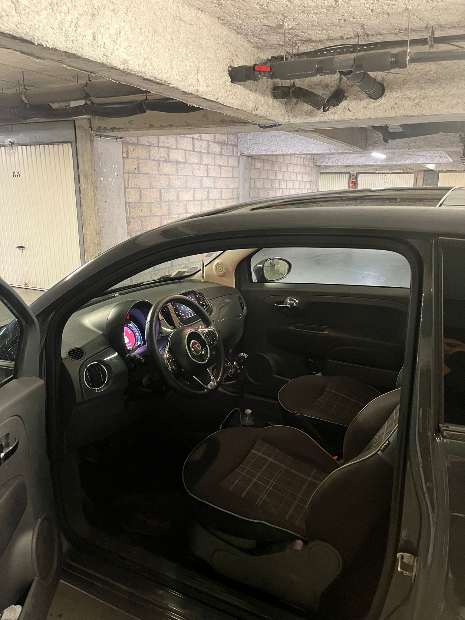 Fiat 500 avec GPS