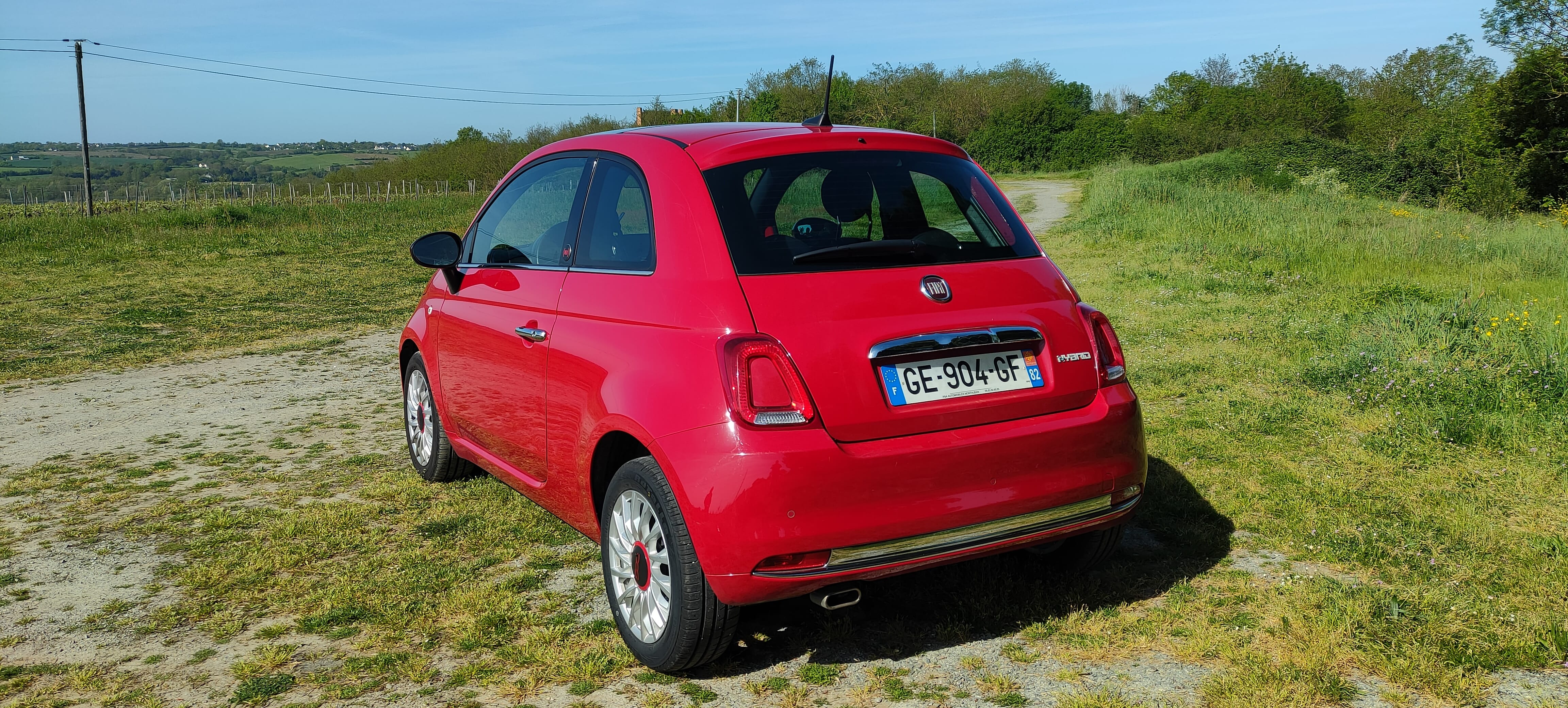 Fiat 500 avec GPS