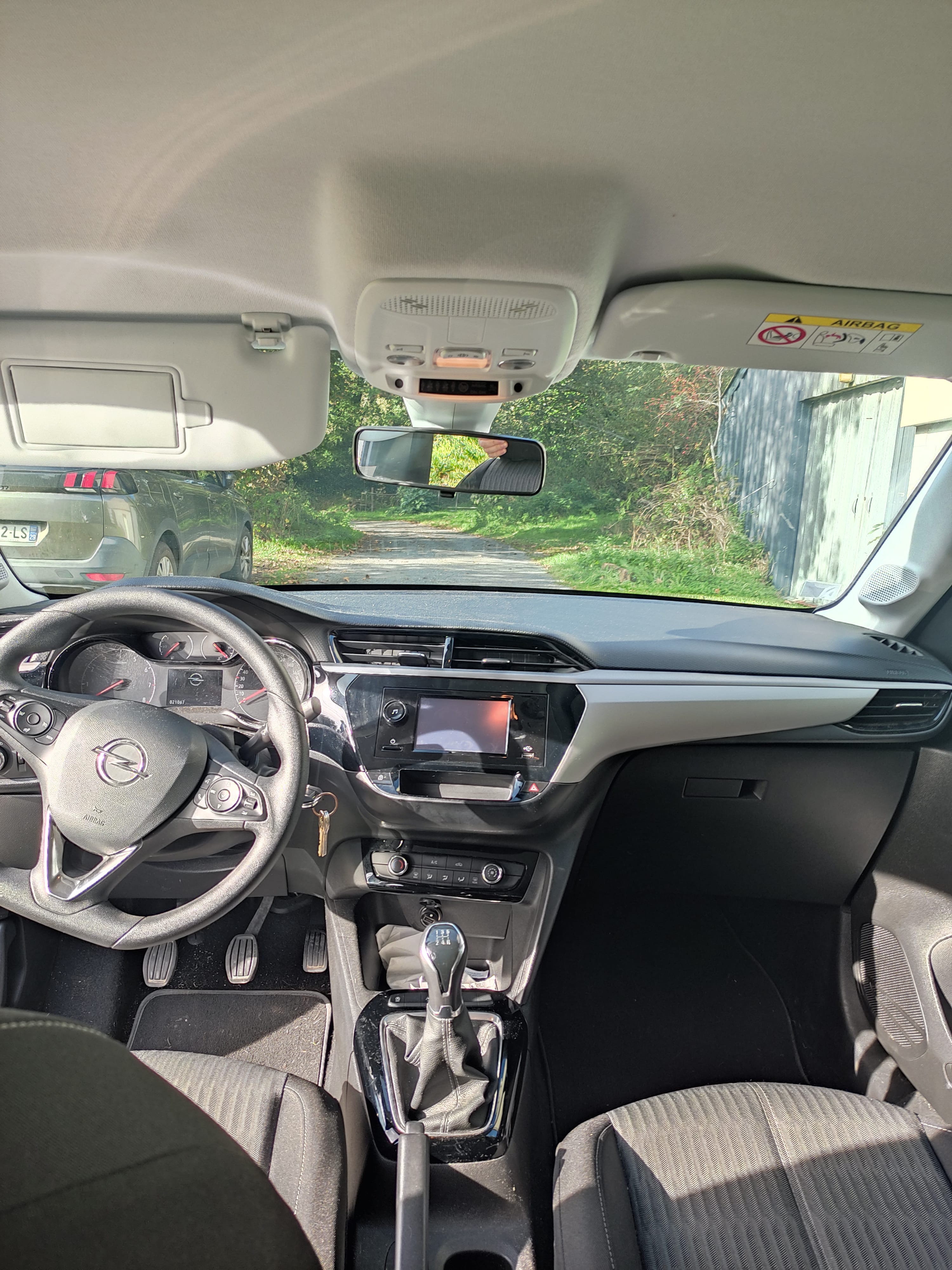 Opel Corsa avec Siège bébé