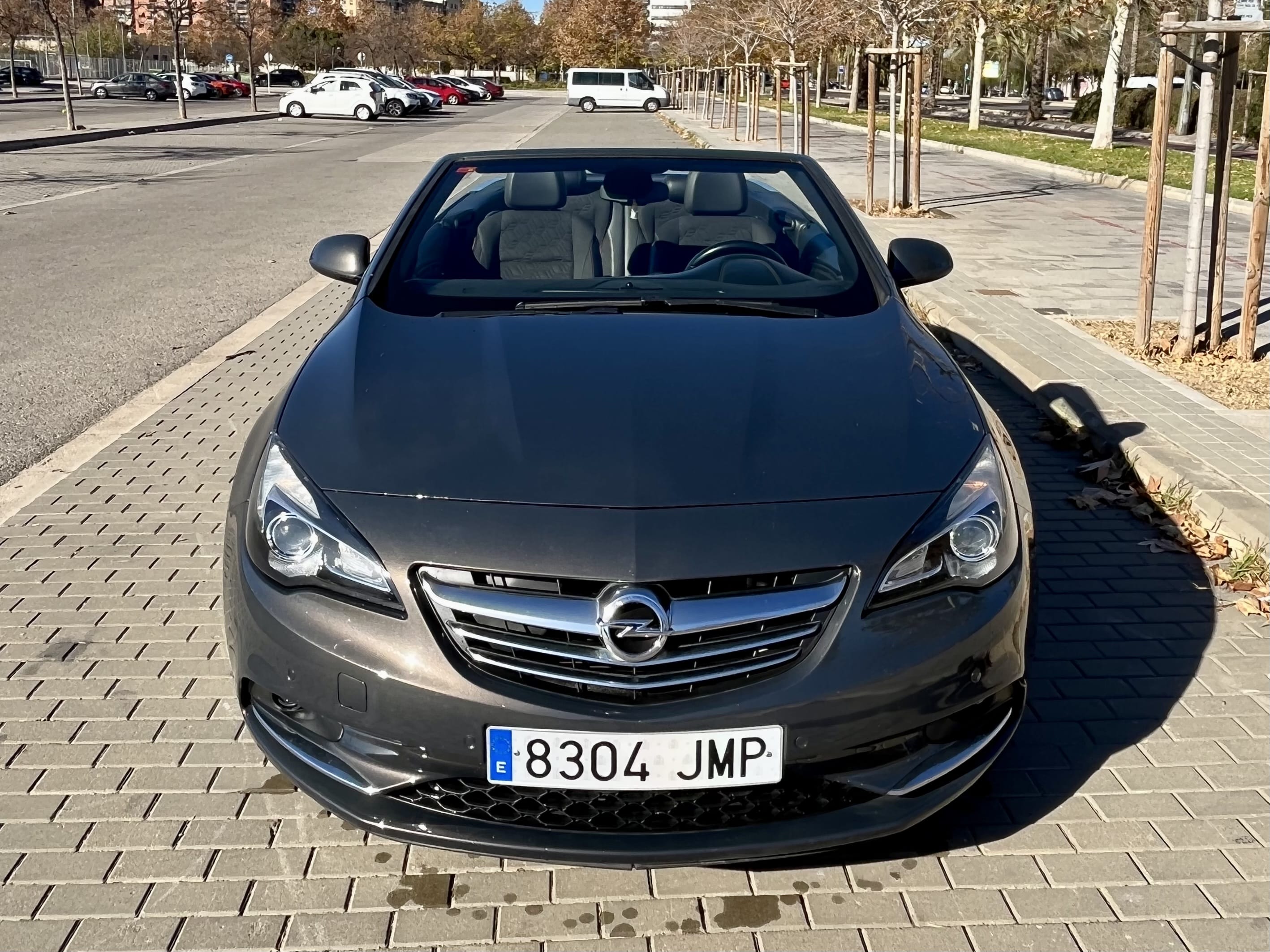 Opel Cascada with Baby seat