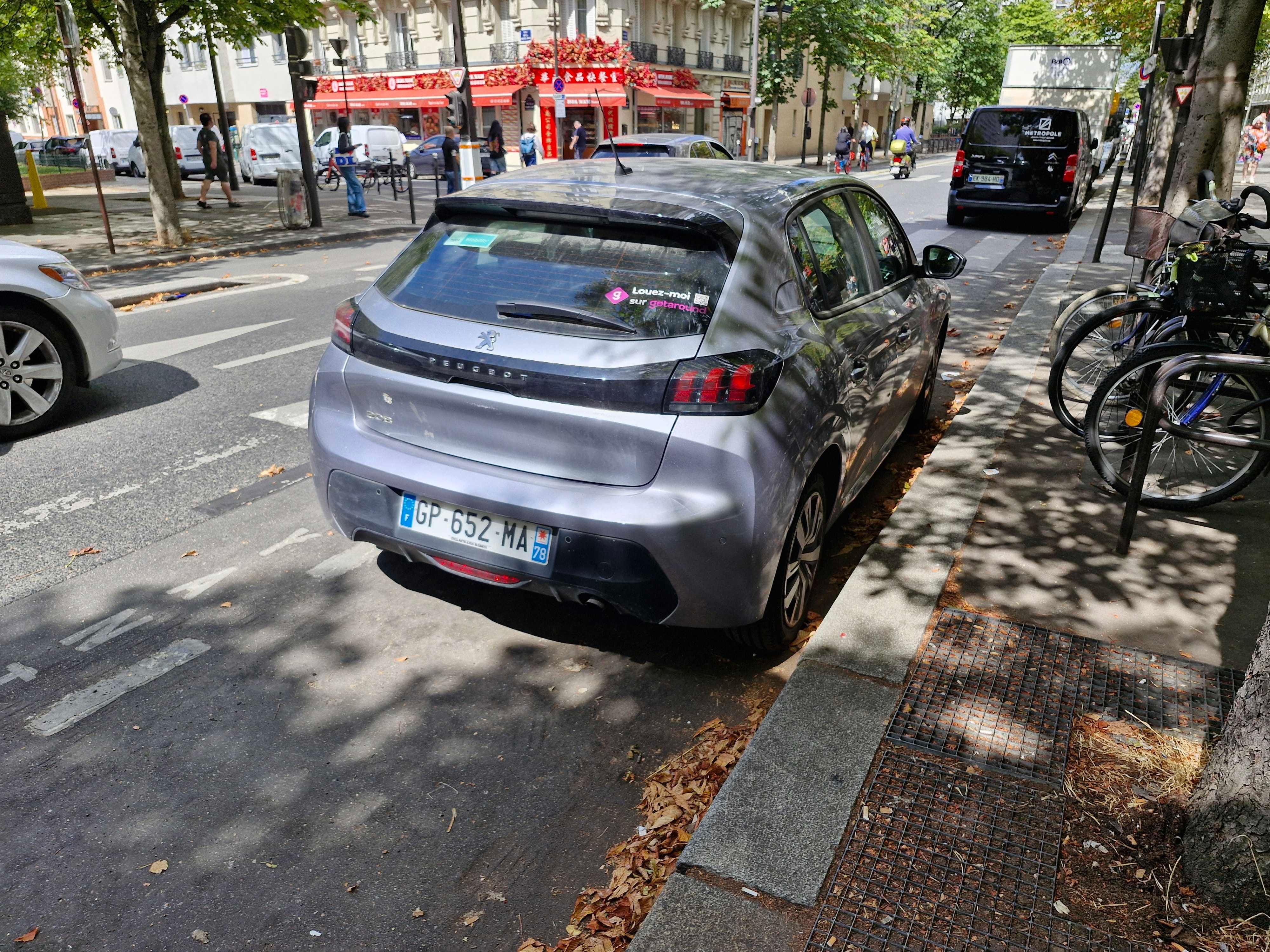 Peugeot 208 with GPS