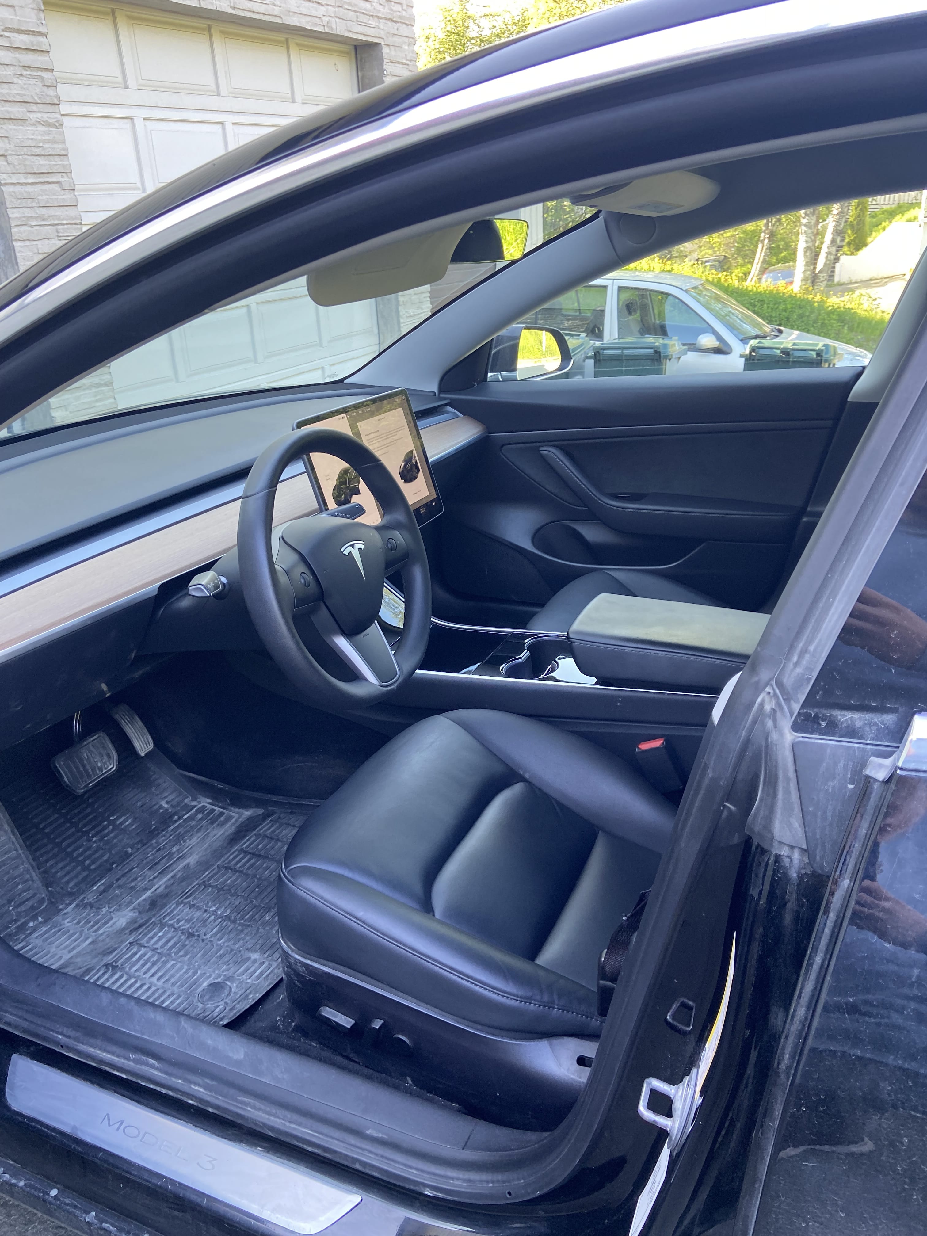 Tesla Model 3 med Cruisekontroll