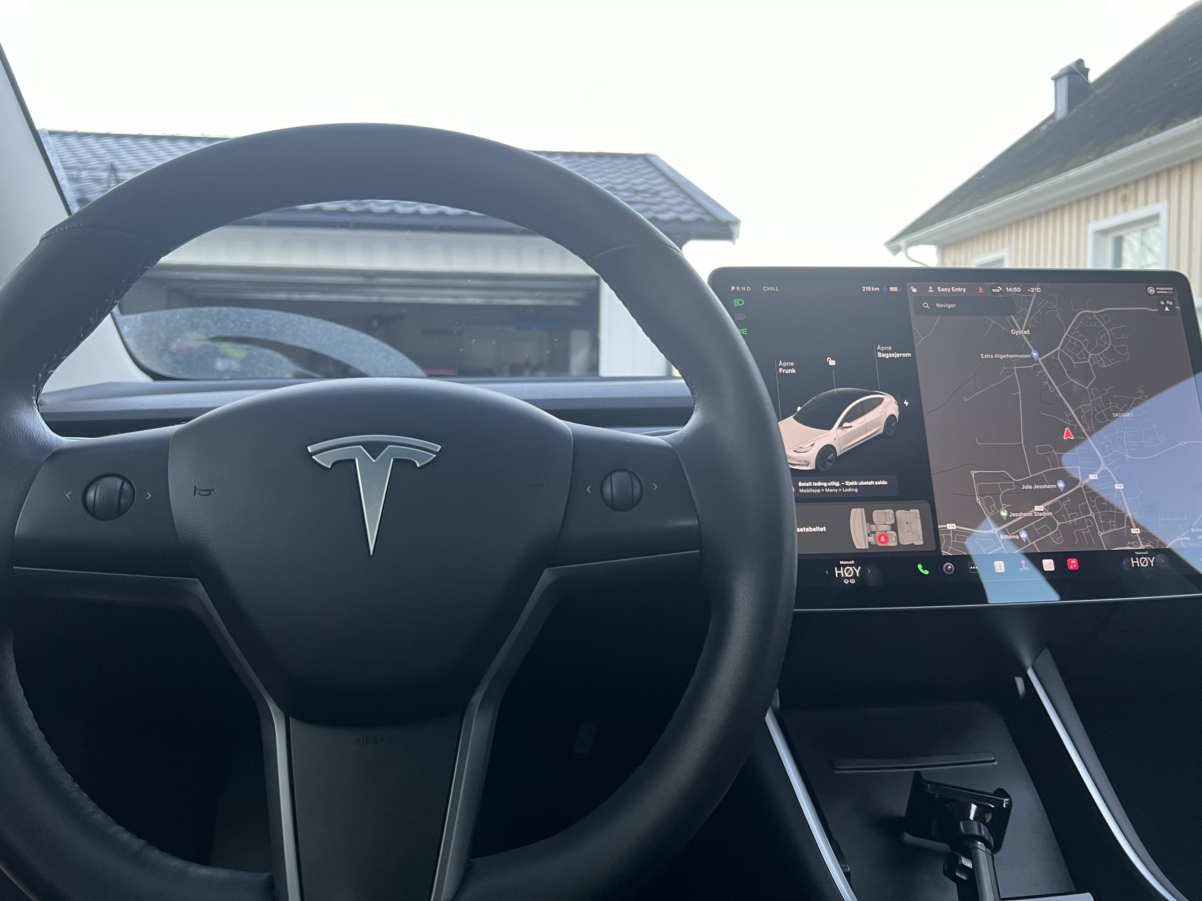 Tesla Model 3 with Air conditioning