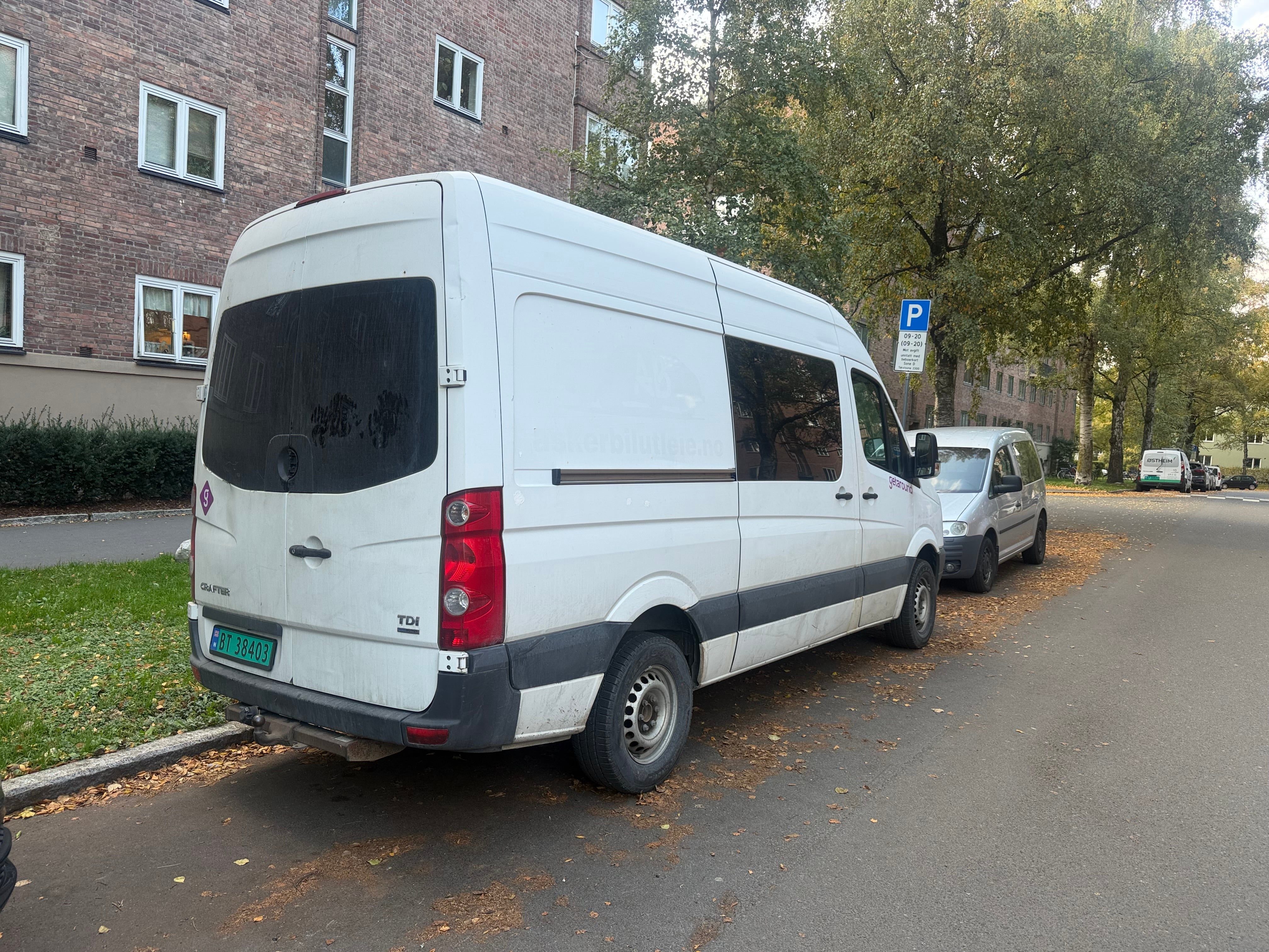 Volkswagen Crafter with Hitch