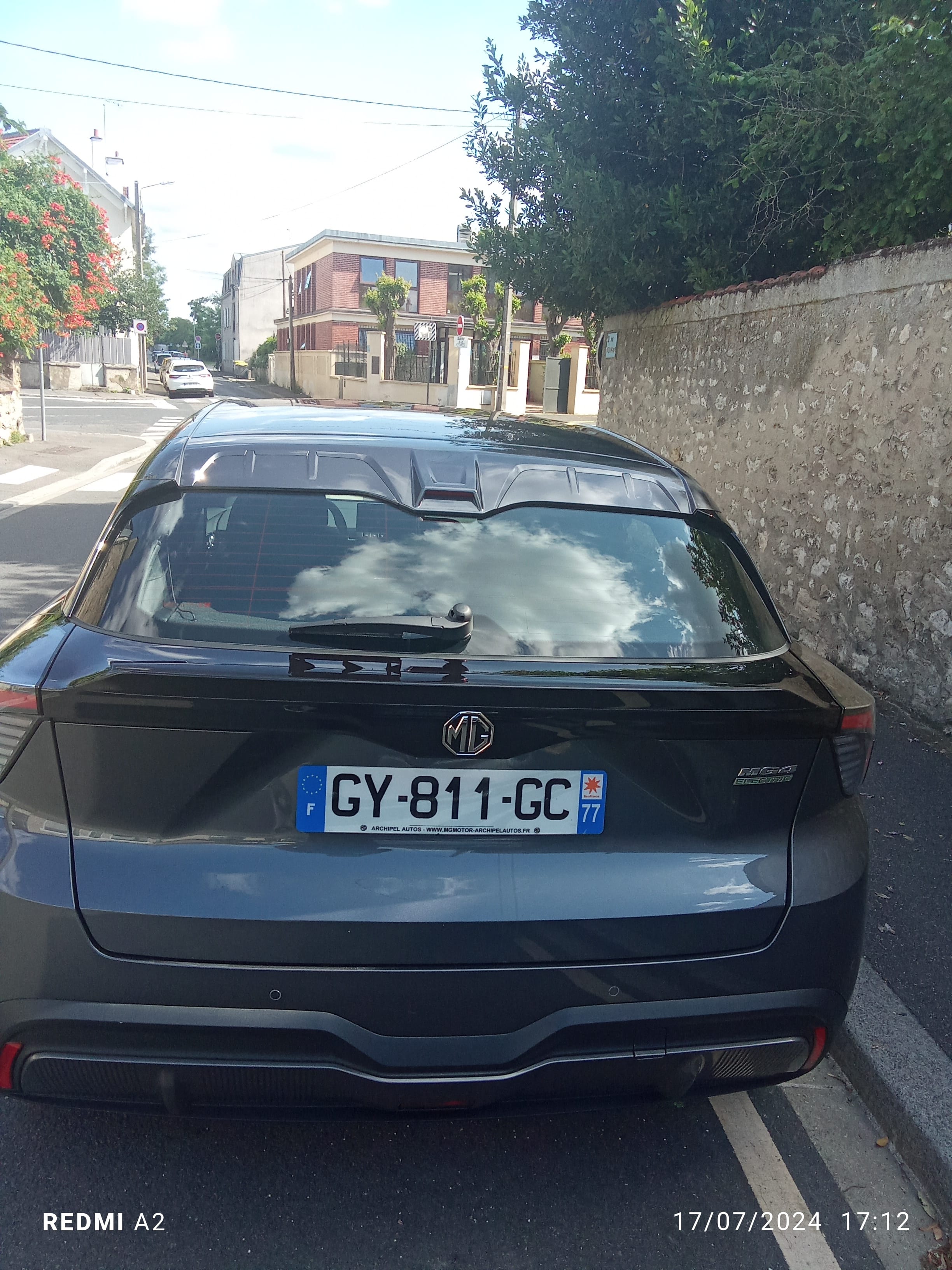 Mg MG4 avec GPS