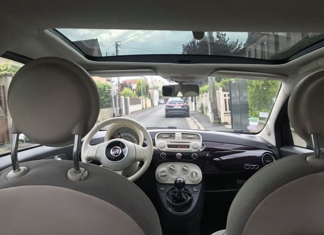 Fiat 500 avec GPS