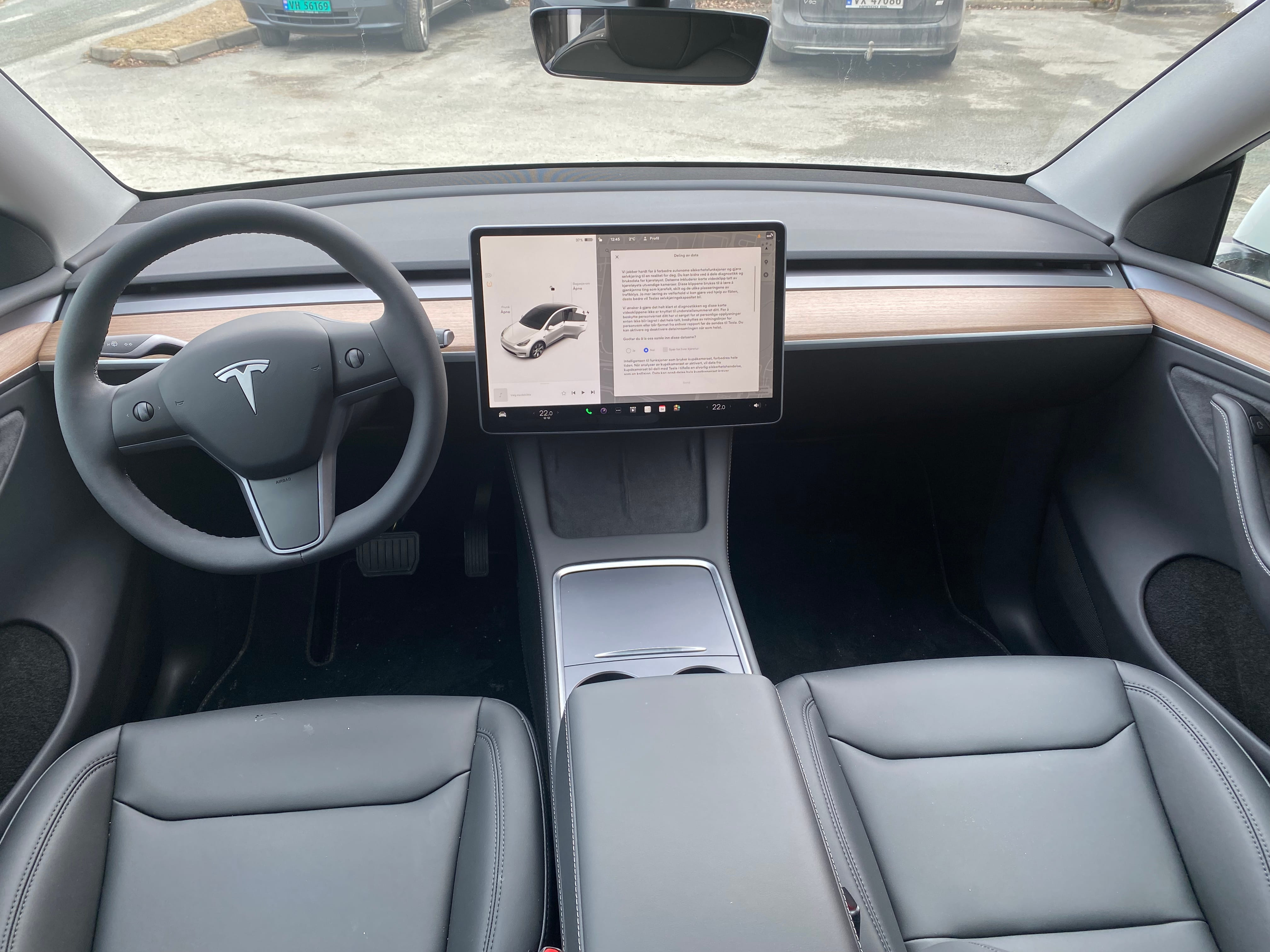 Tesla Model Y with Cruise control