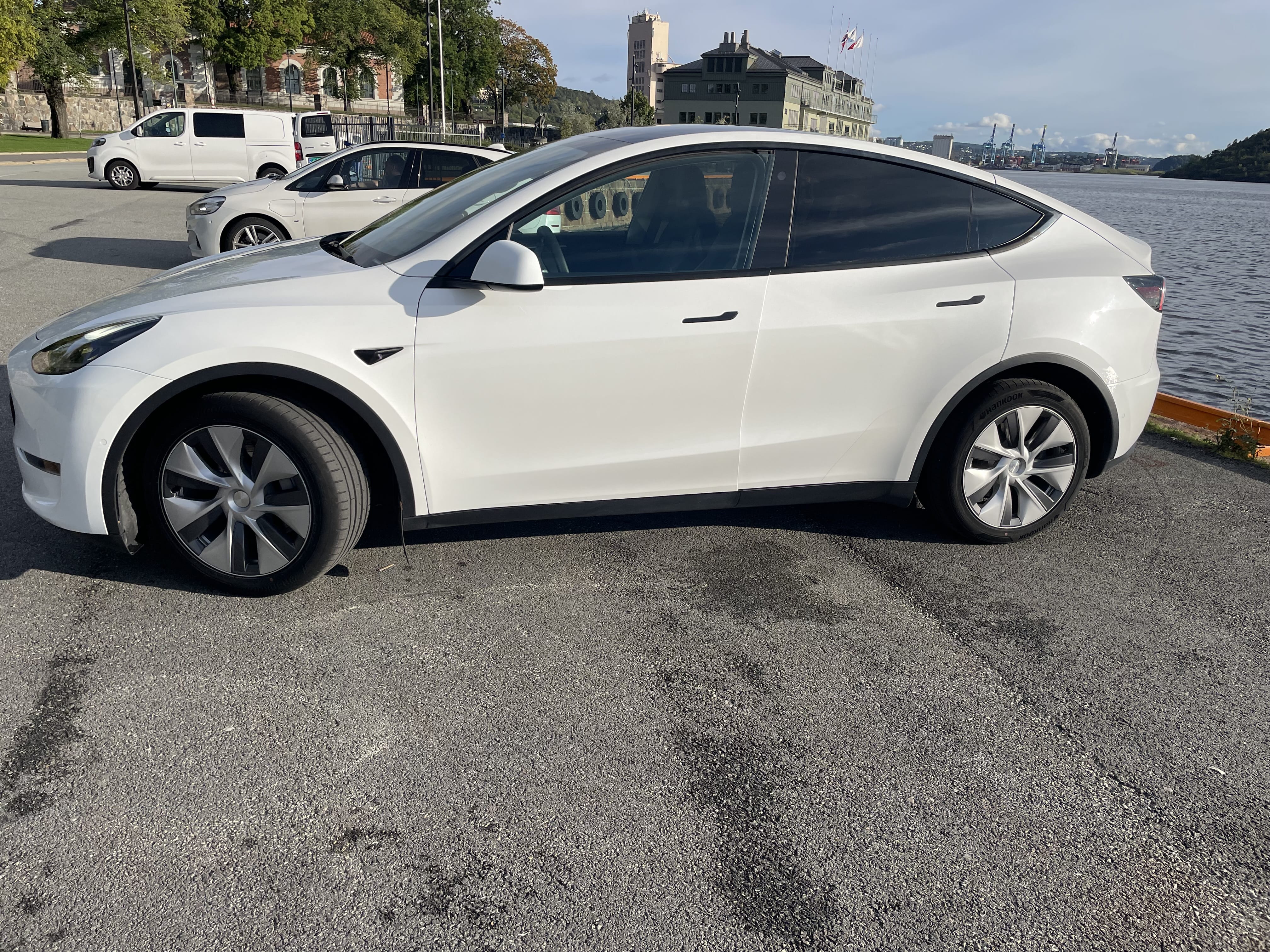 Tesla Model Y with Air conditioning