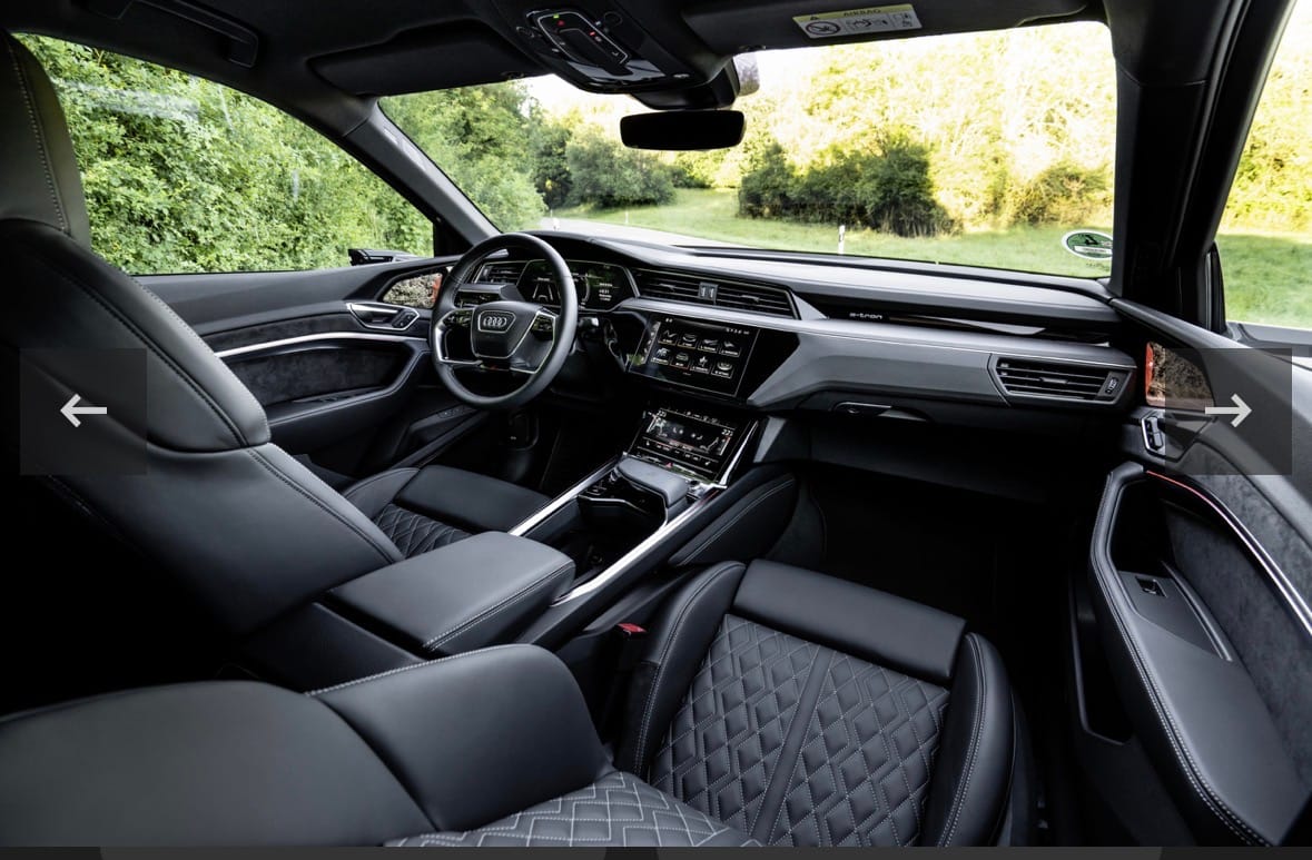 Audi e-tron med GPS