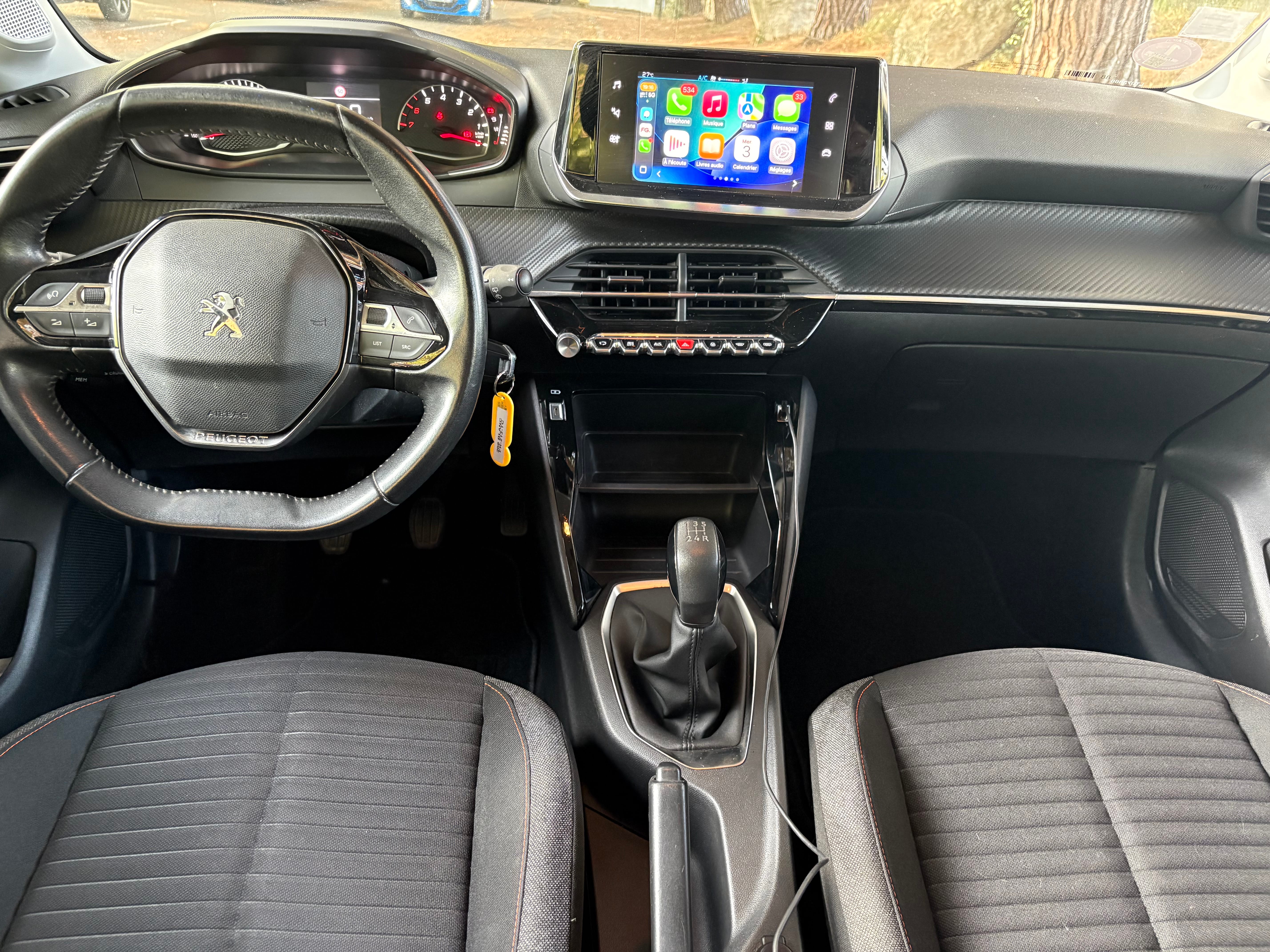Peugeot 208 met USB-oplaadpoorten