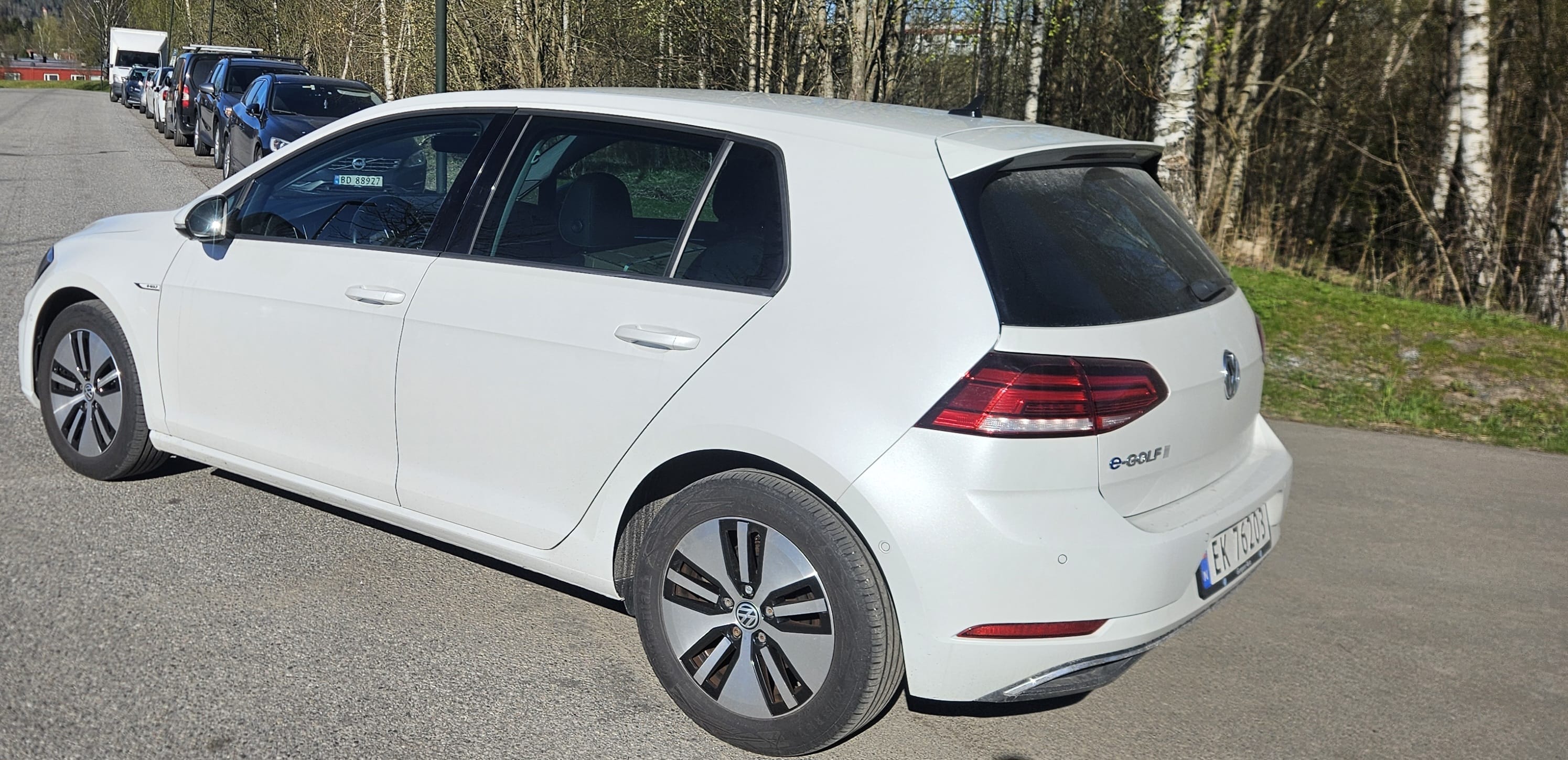 Volkswagen e-Golf med Ryggekamera
