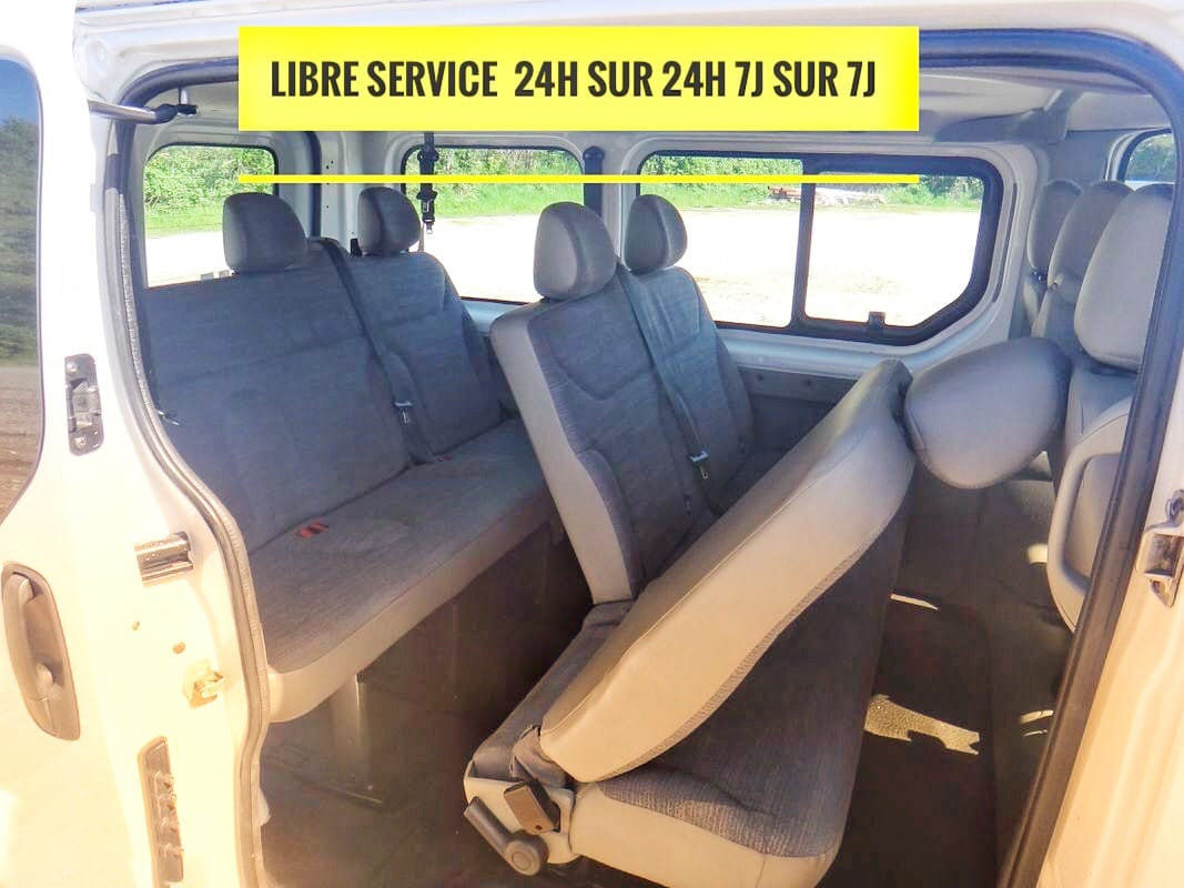Renault Trafic Passenger  Louez le Renault Trafic 9 places – Confort, Espace et Économie pour Vos Déplacements !