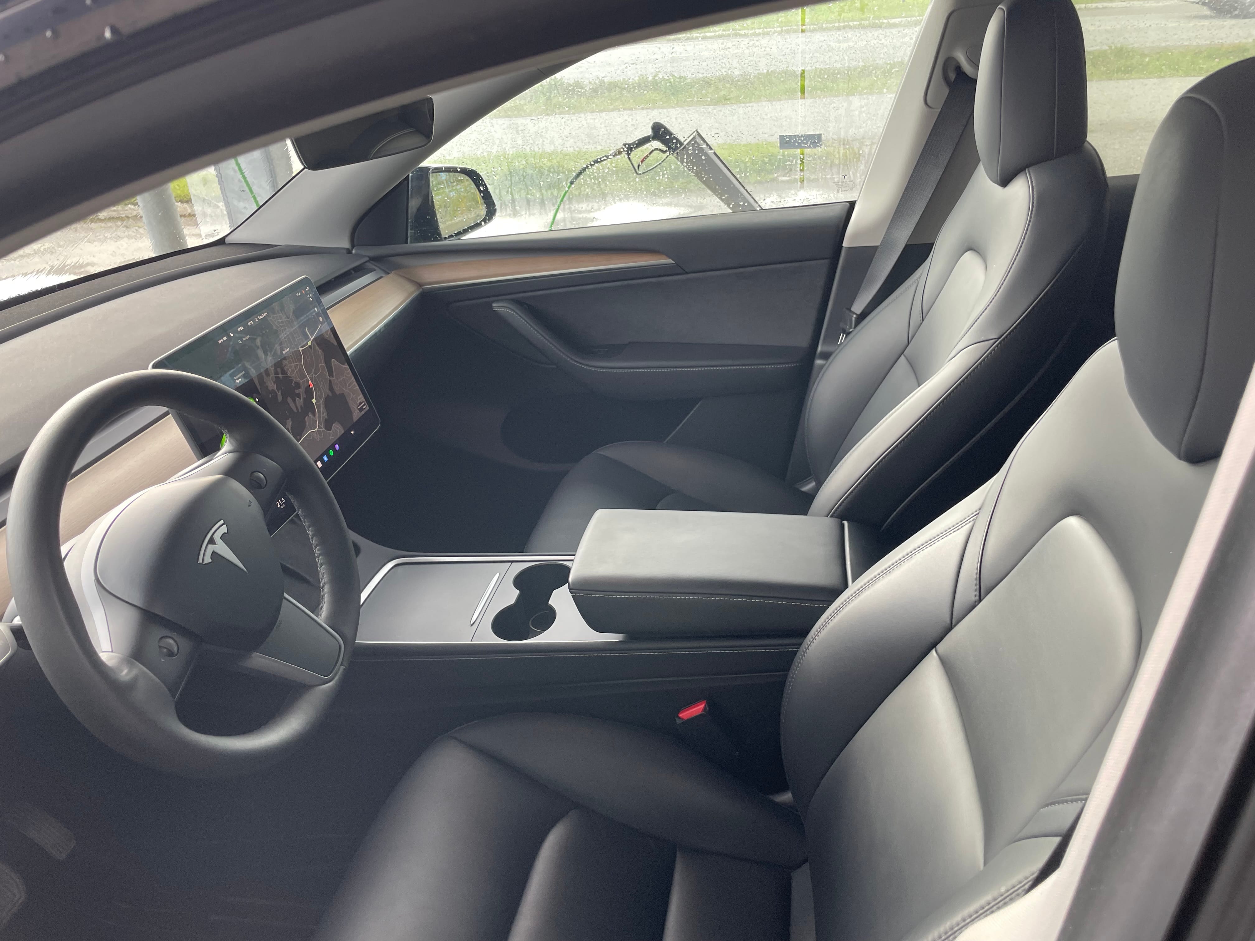 Tesla Model Y with GPS