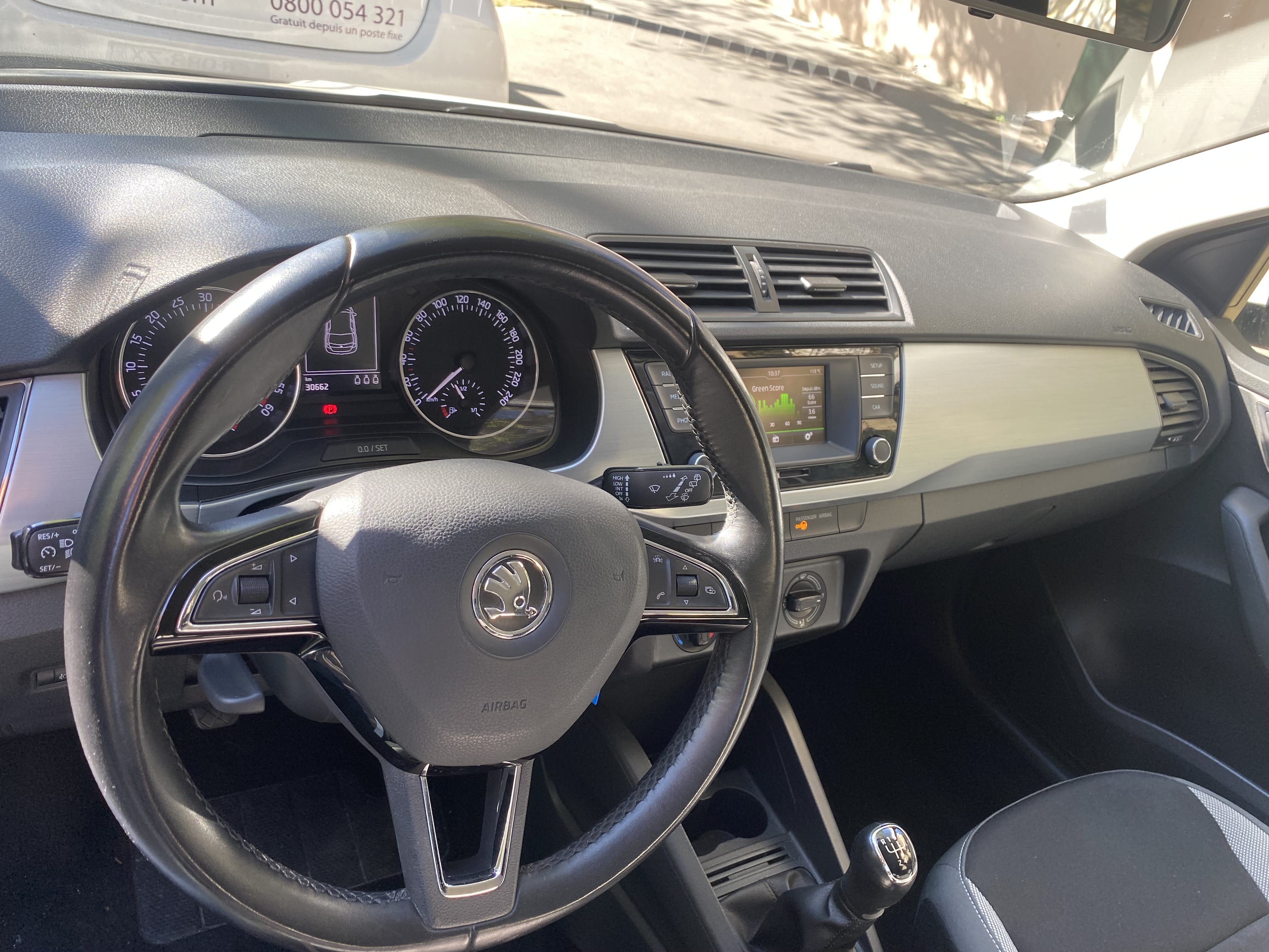 Skoda Fabia avec GPS