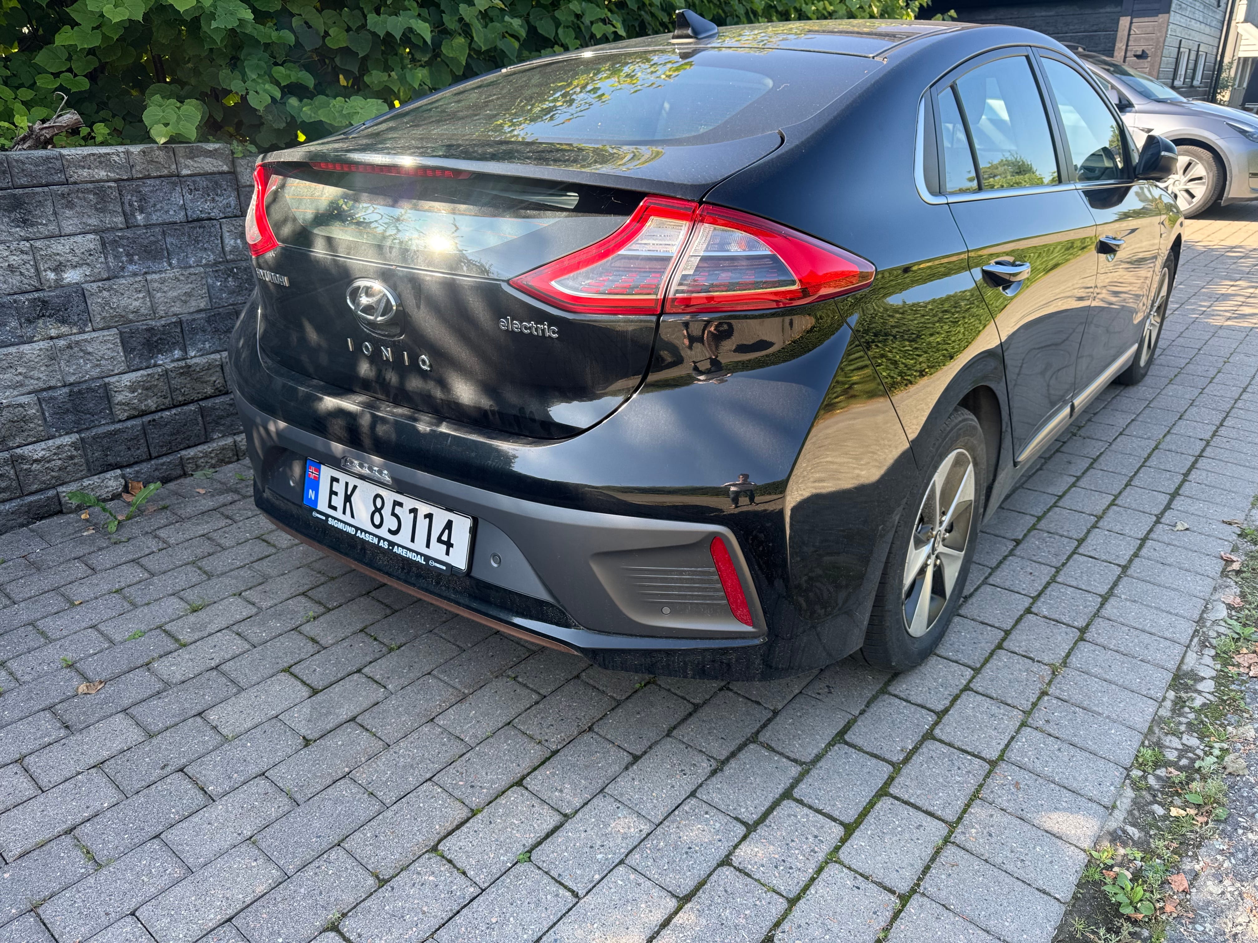 Hyundai Ioniq med Ryggekamera