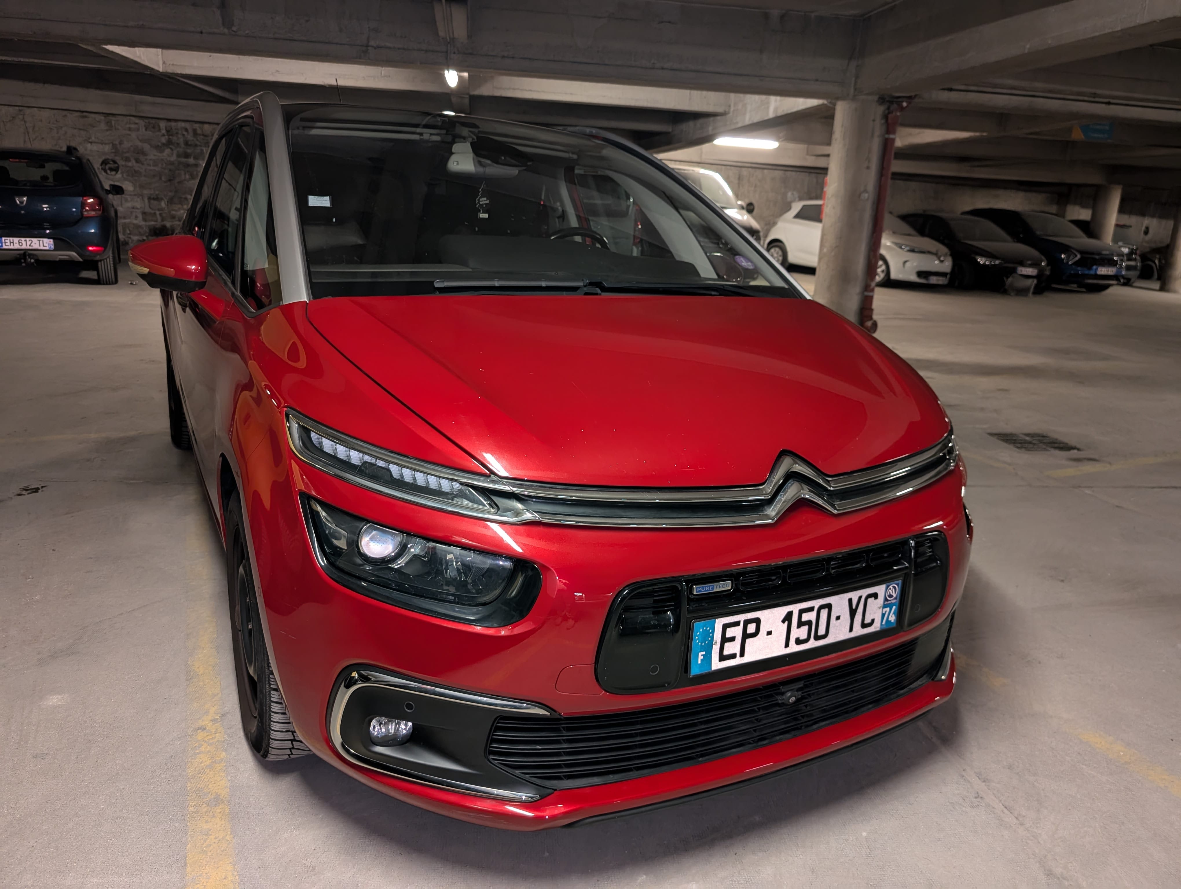 Citroen C4 Grand Picasso, 2017, Essence 95, 7 places