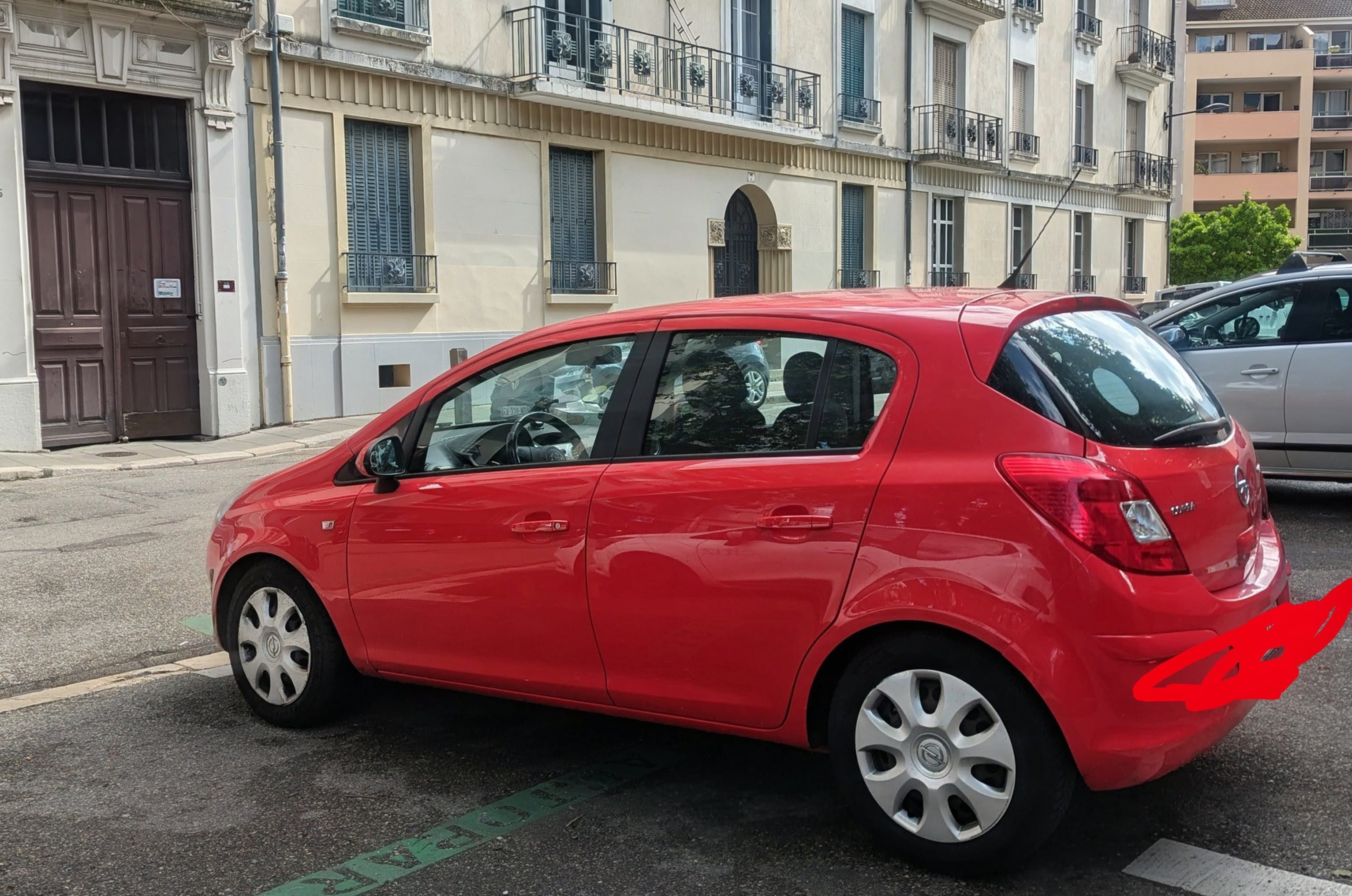 Opel Corsa avec Chaines