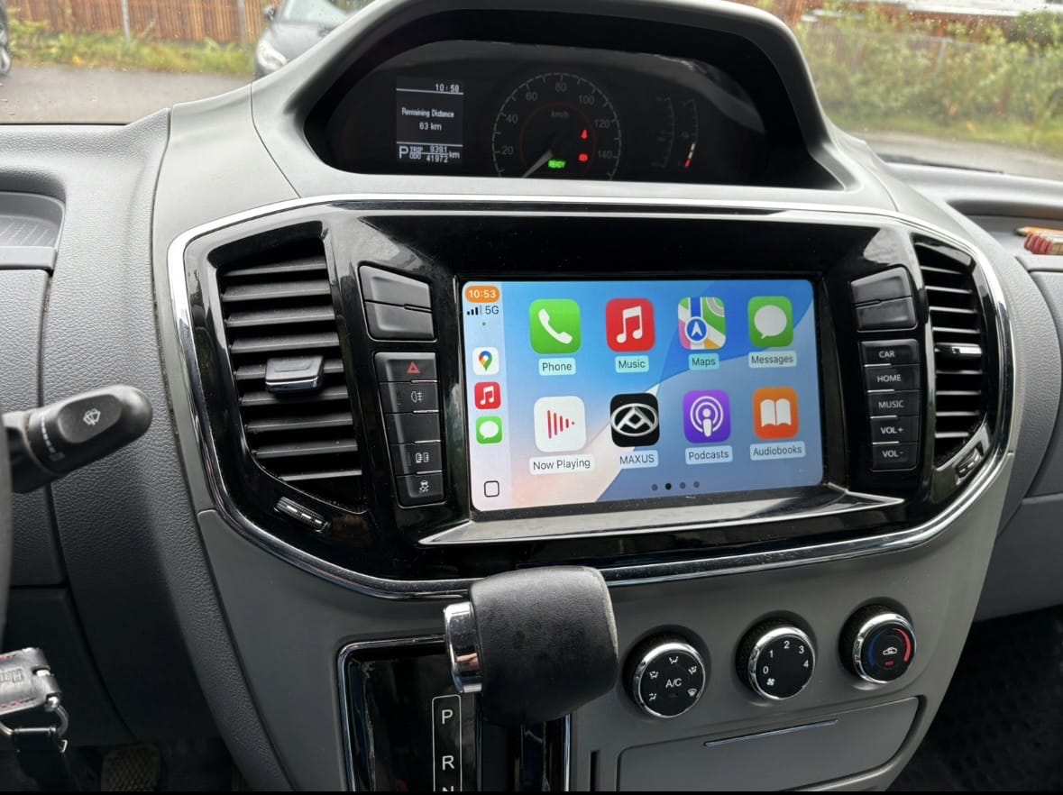 Maxus EV80 med Apple CarPlay