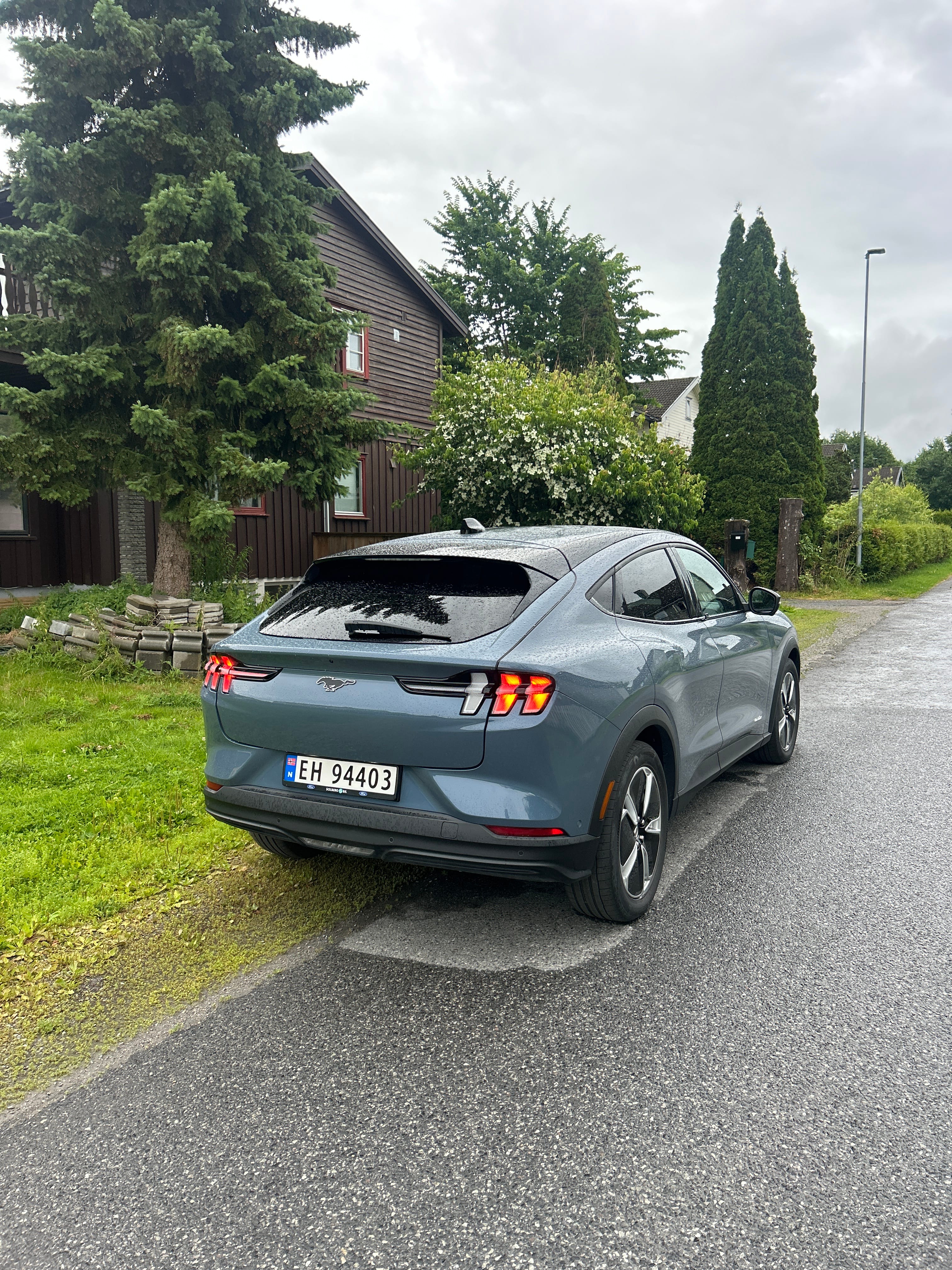 Ford Mustang med Ryggekamera