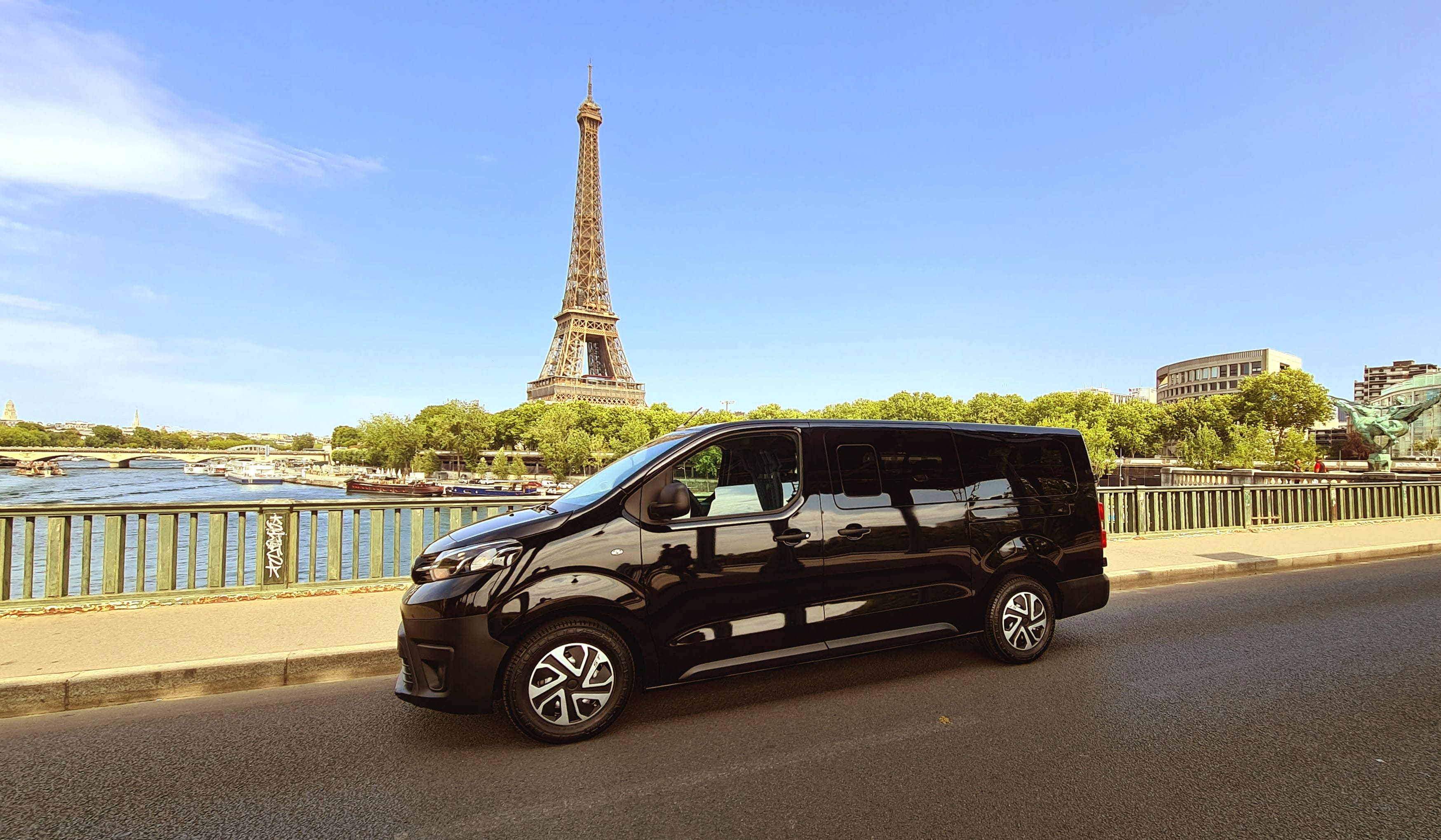 Toyota Proace Combi Noir - 9 places Climatisation GPS Android Auto & Apple CarPlay, 2021, Diesel, 9 places et plus