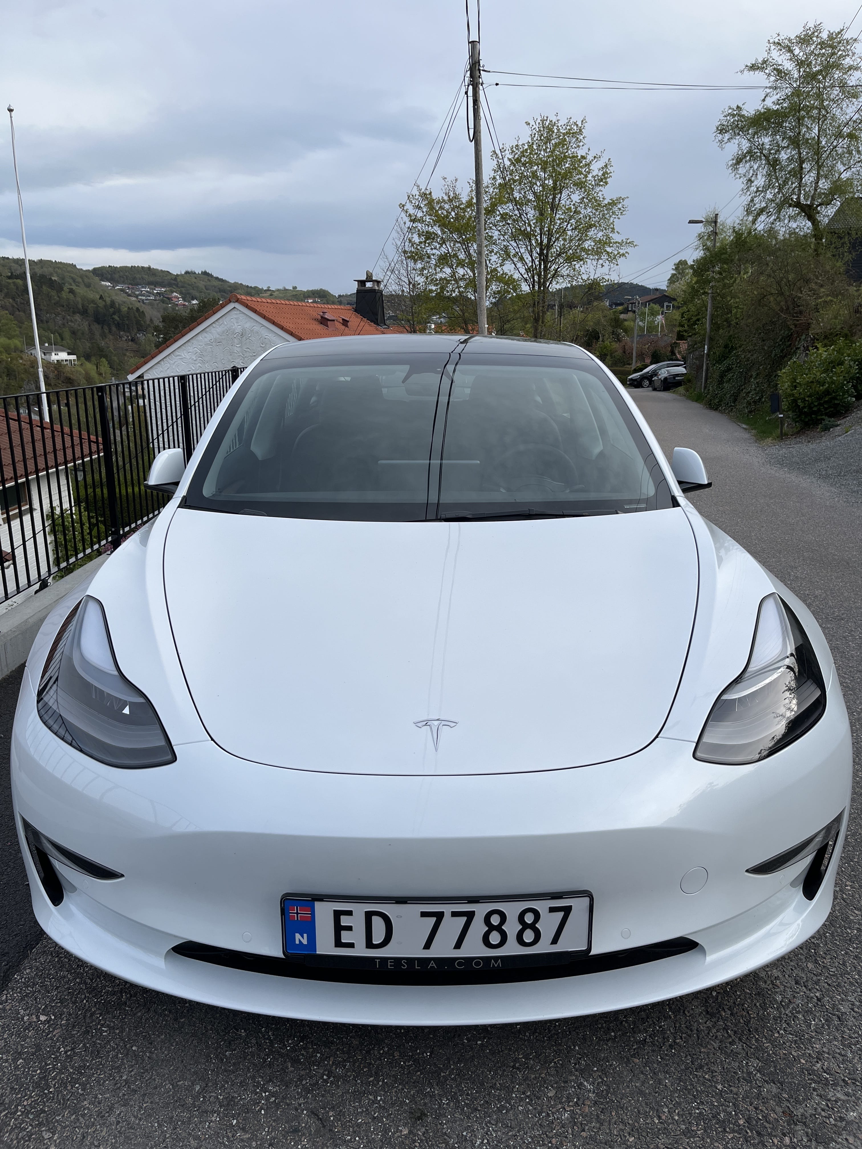 Tesla Model 3 med Dashcam