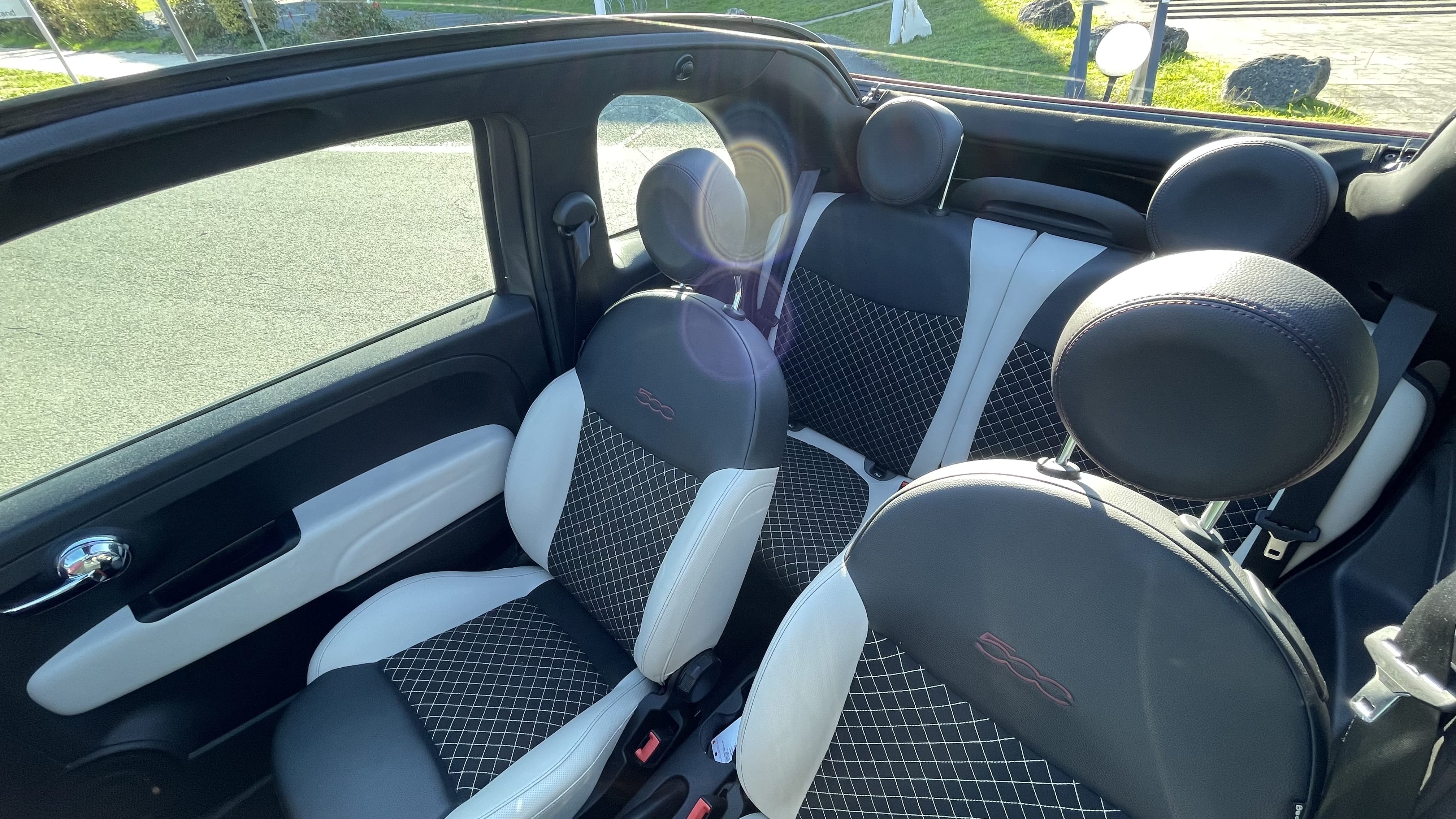 Fiat 500 C Hybride Cabriolet avec Android Auto