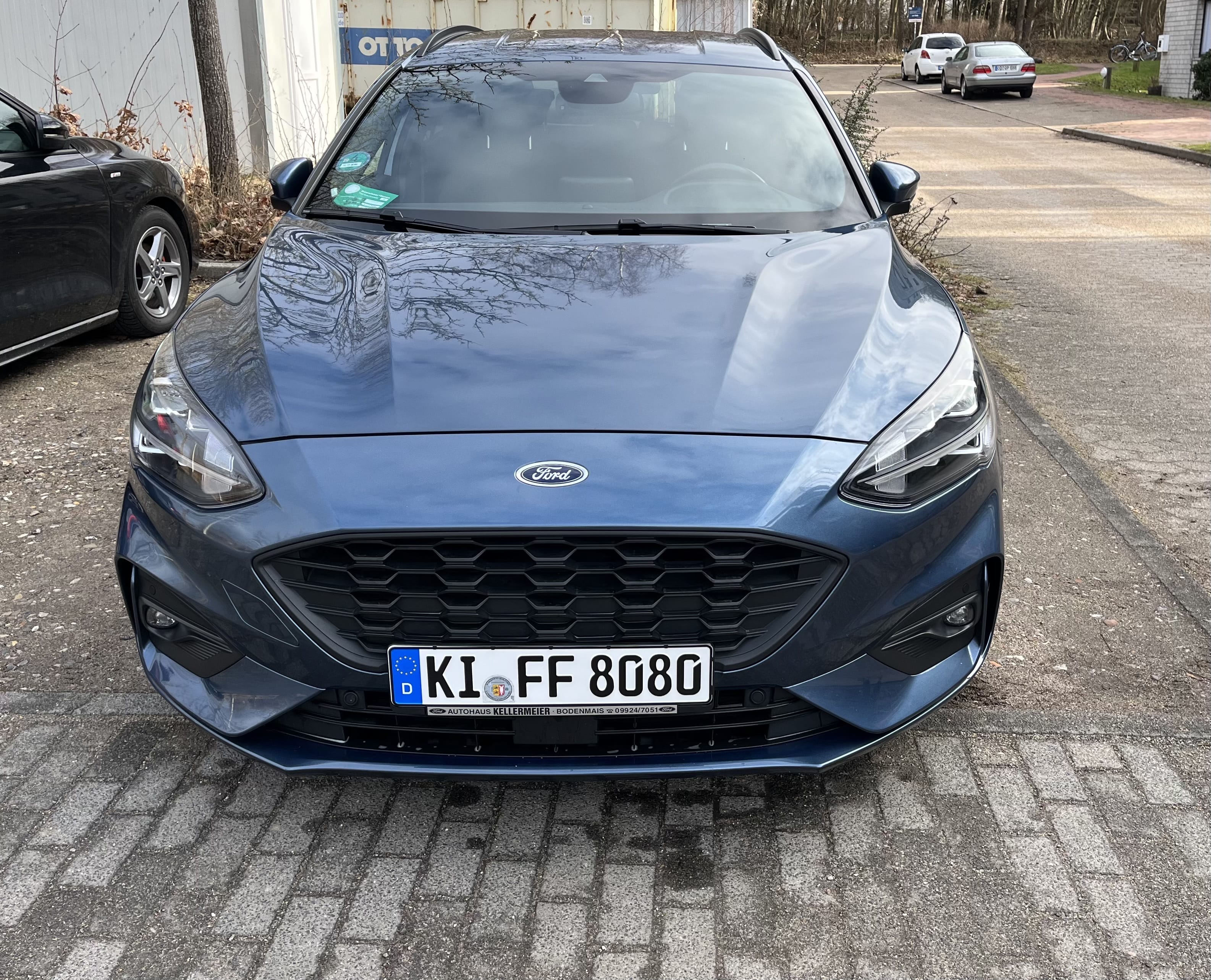 Ford Focus ST Line mit Kindersitz
