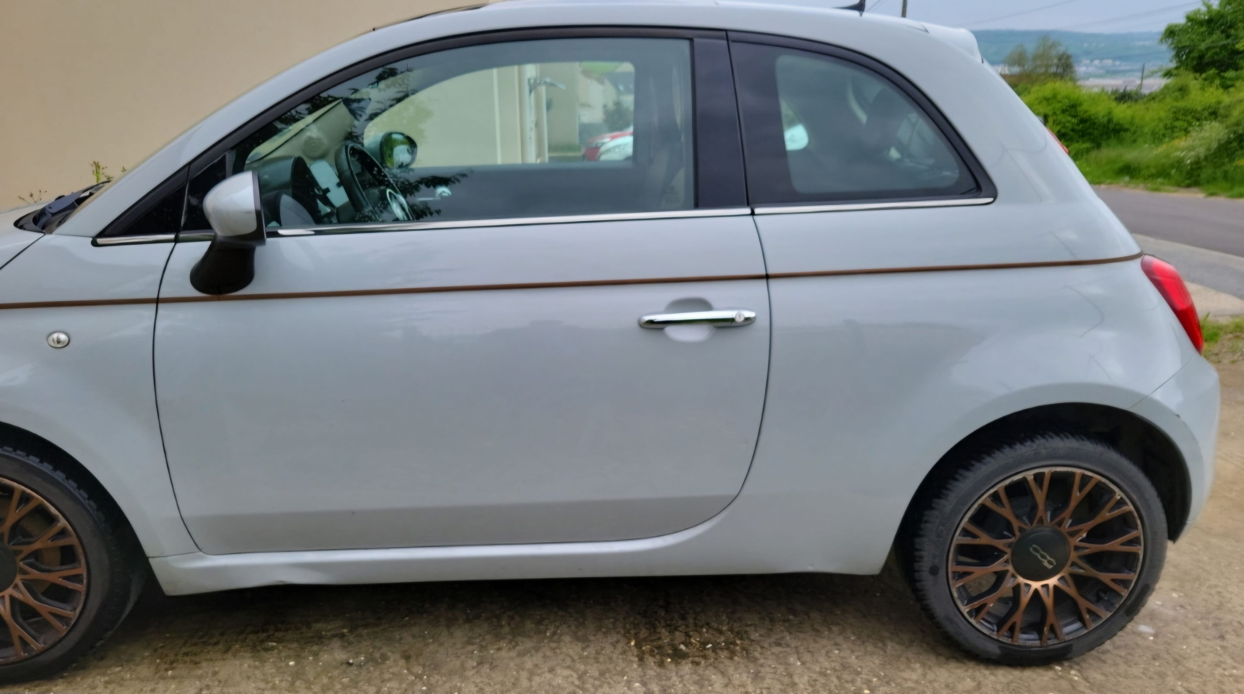 Fiat 500 automatique 2019 - Boîtier Connect - Gare de Juziers