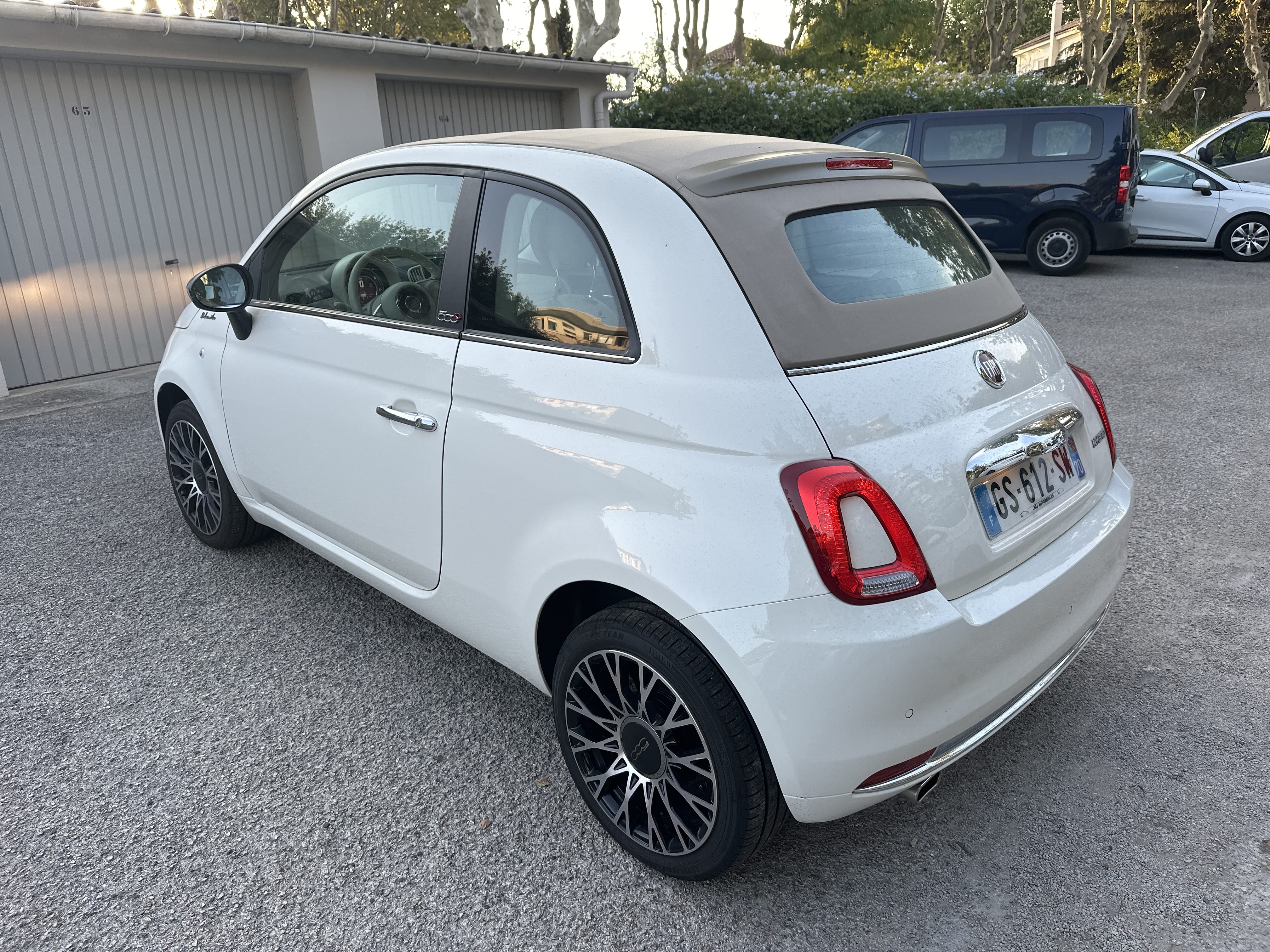 Fiat 500 C Hybride avec Régulateur de vitesse