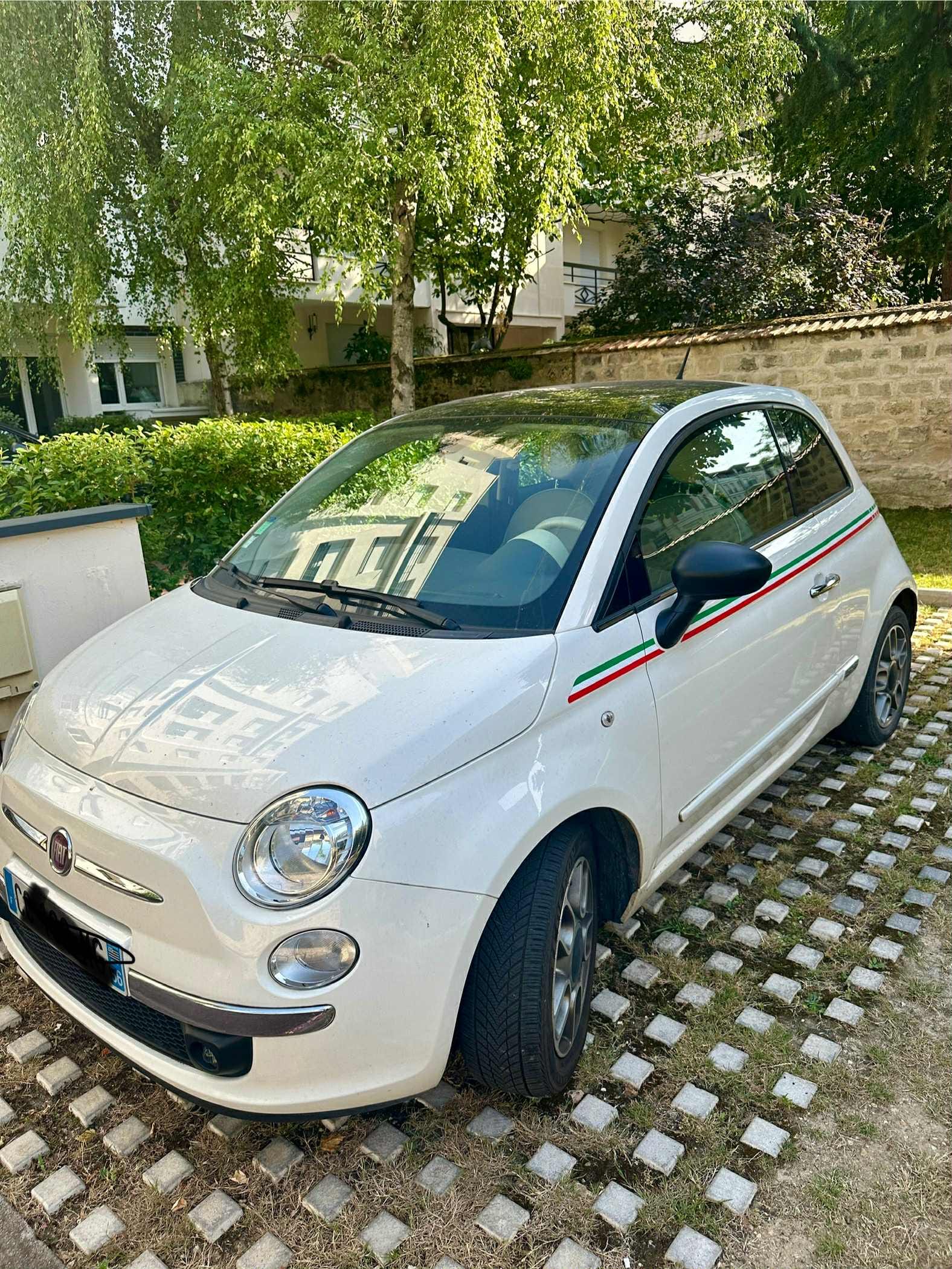 Fiat 500 Prise en charge et retour ultra faciles.Flexible 24/7 – Parking privé,, 2012, Essence 95