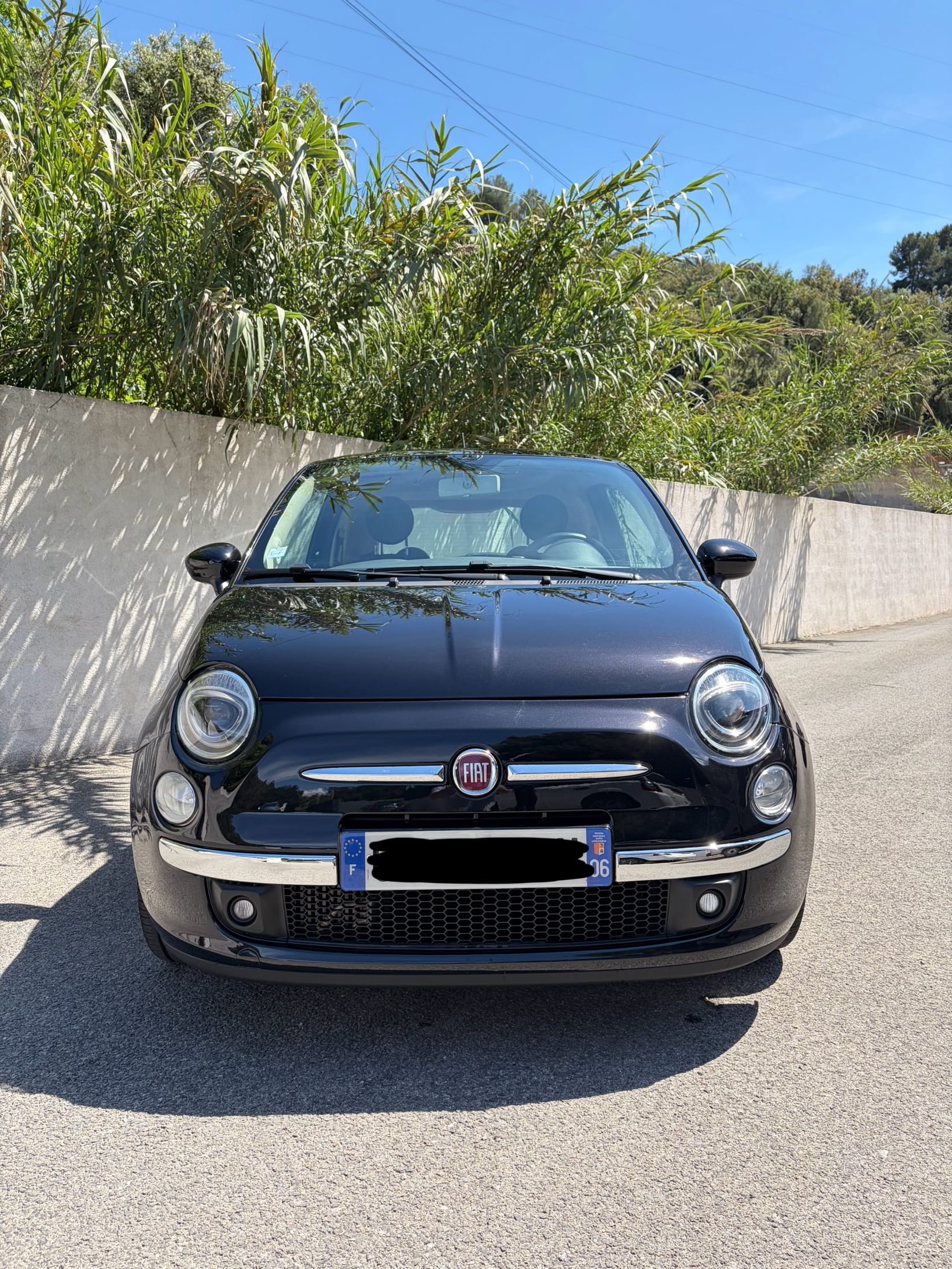 Fiat 500 met Autostoel baby