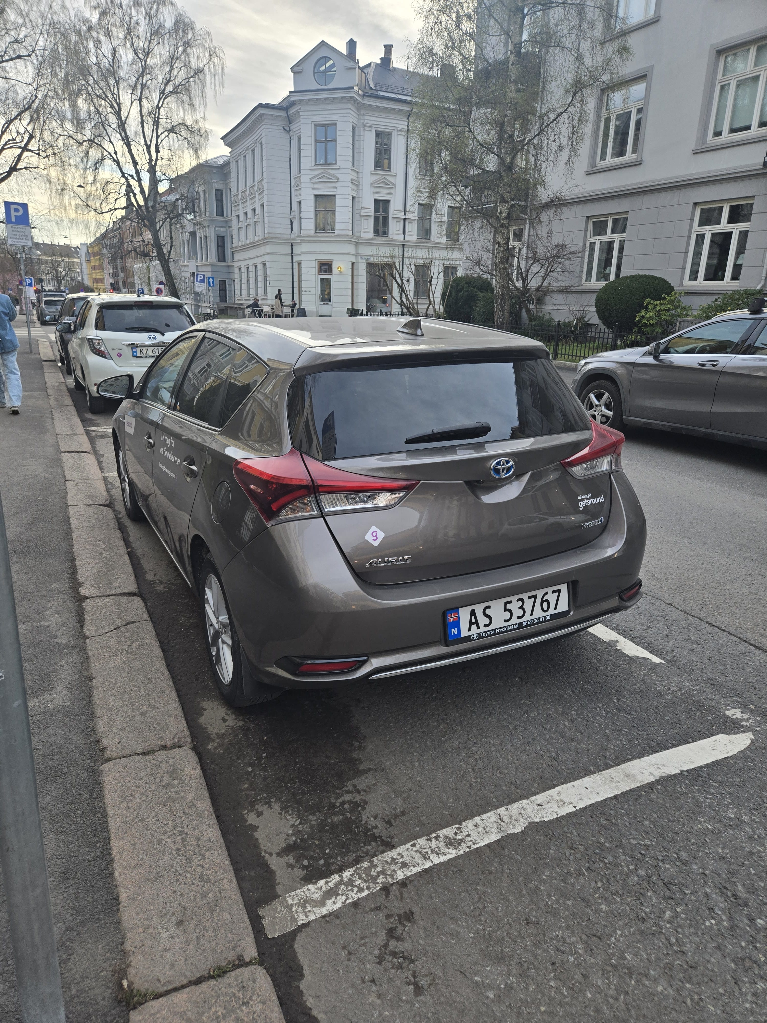 Toyota Auris 1,8 Automat, Bensin, Drivstoffvennlig, inkl Beboerkort sone med GPS